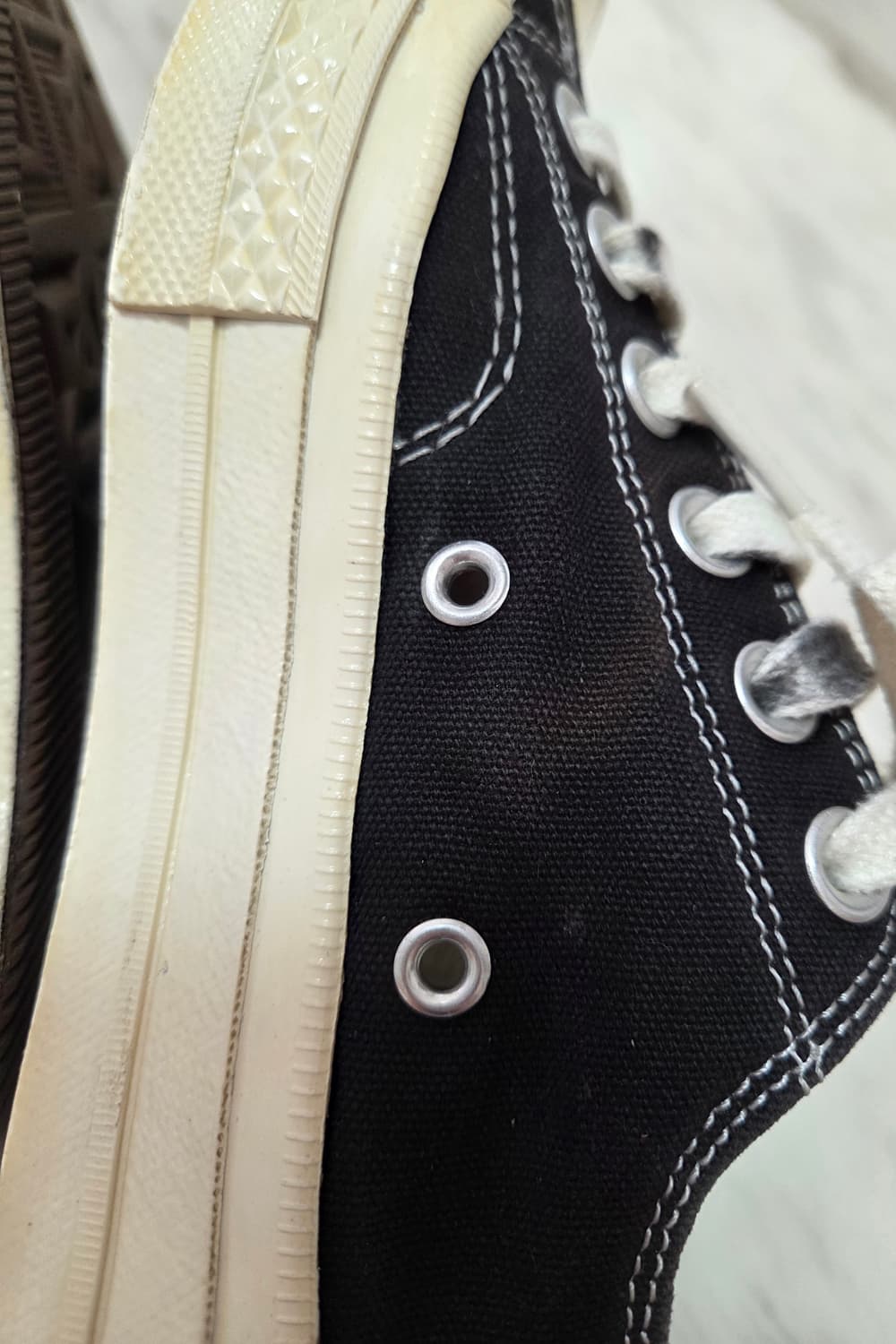 꼼데가르송  x 컨버스  로우 스니커즈 상품이미지4