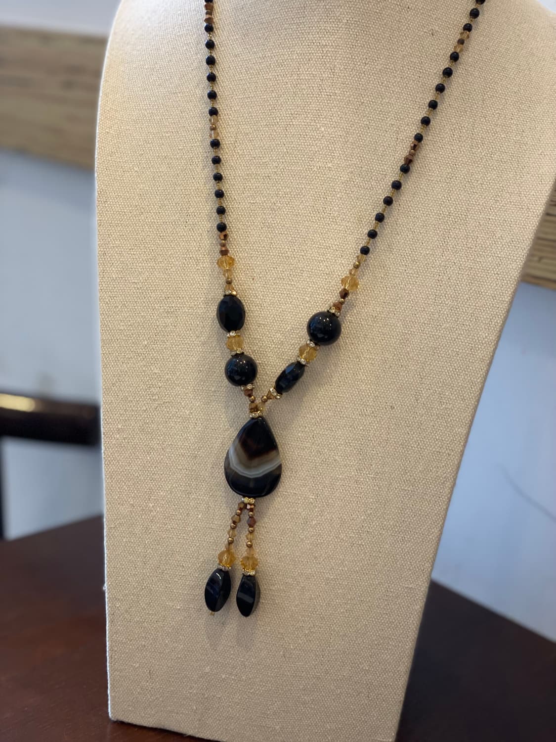 일본 수입 빈티지 아케이드 원석 목걸이 상품이미지9