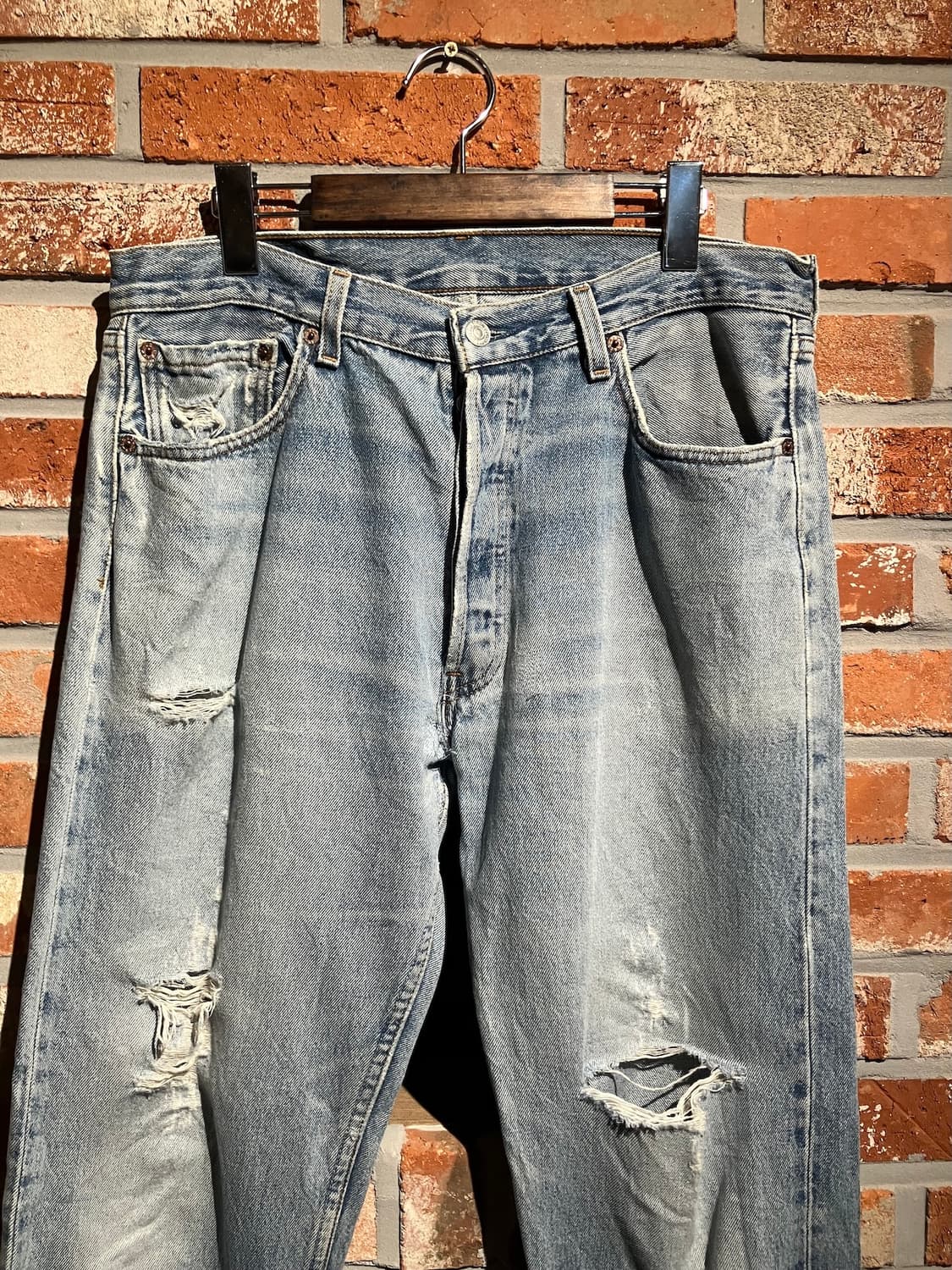 90s USA 빈티지 리바이스 501 데님 팬츠 상품이미지3