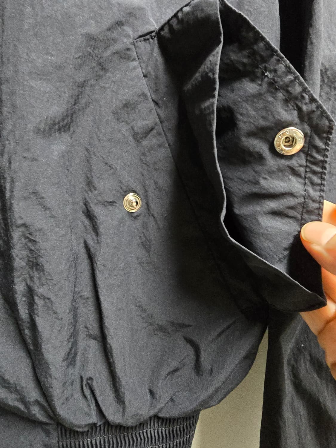 에고이스트 크롭 바스락 간절기 자켓 55 상품이미지3