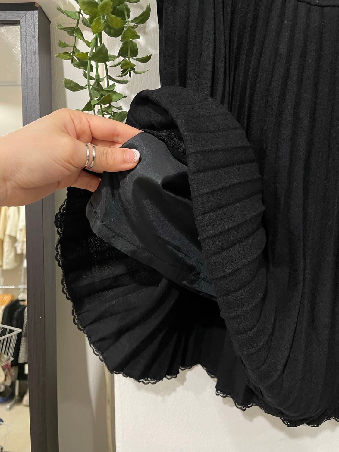 lace pleats skirt 상품이미지8