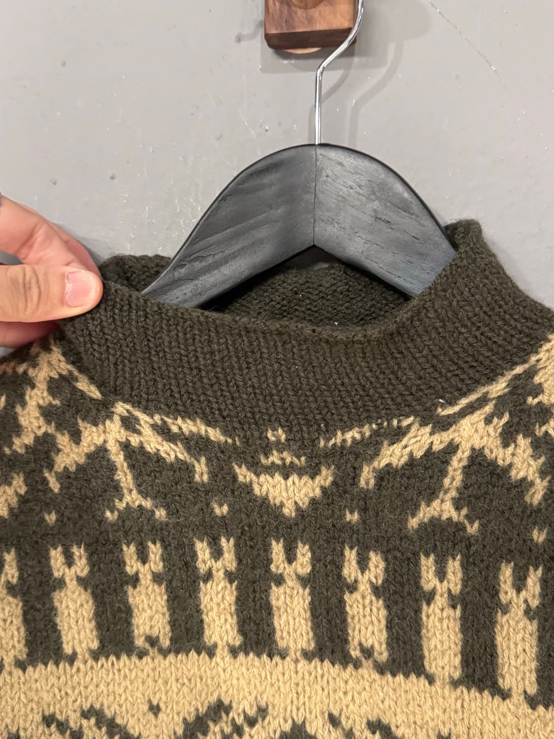 요지 야마모토 AAR 노르딕 니트  상품이미지4