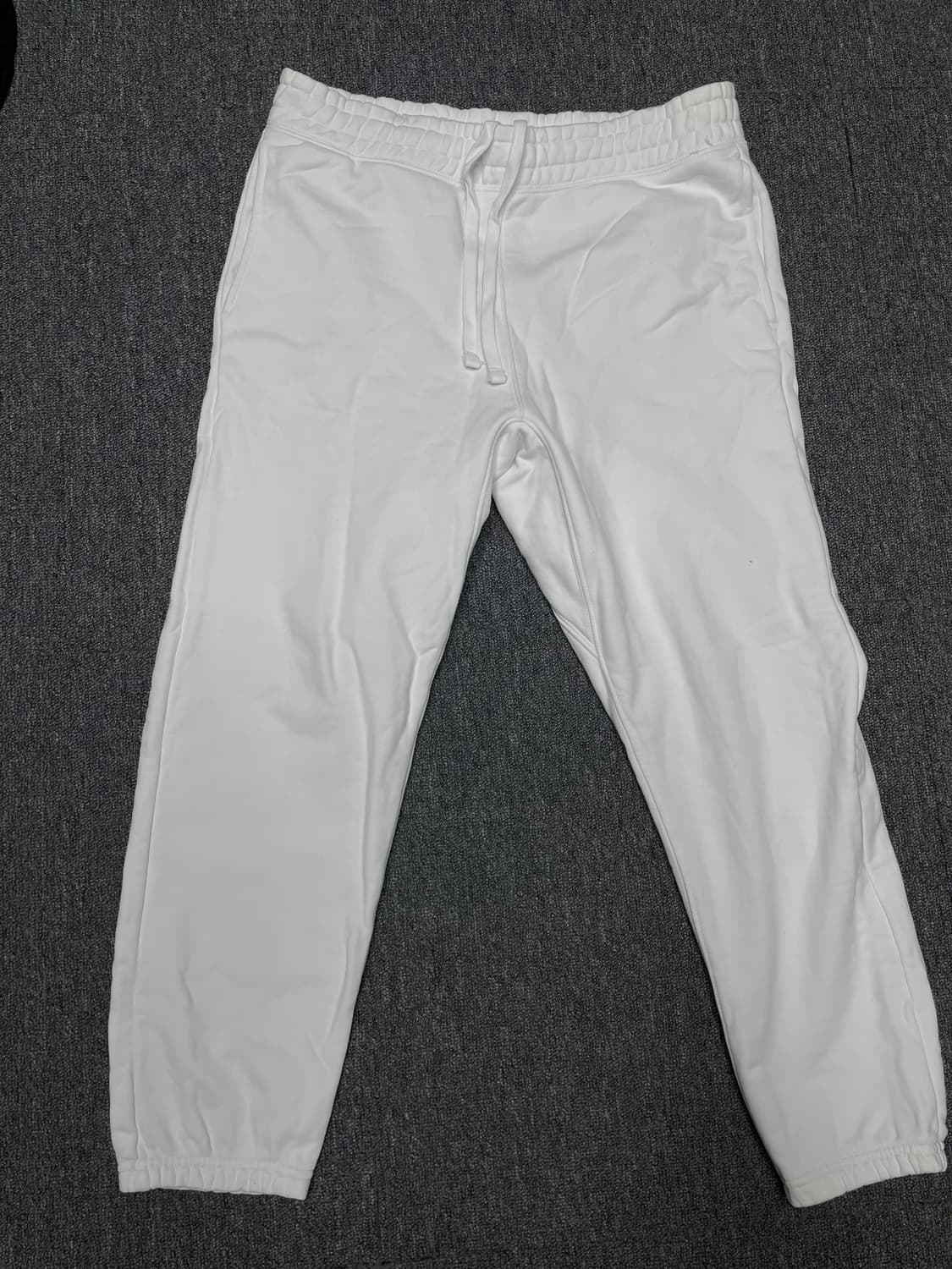 H&m 화이트 트레이닝 팬츠 L (30-32 추천) 상품이미지1