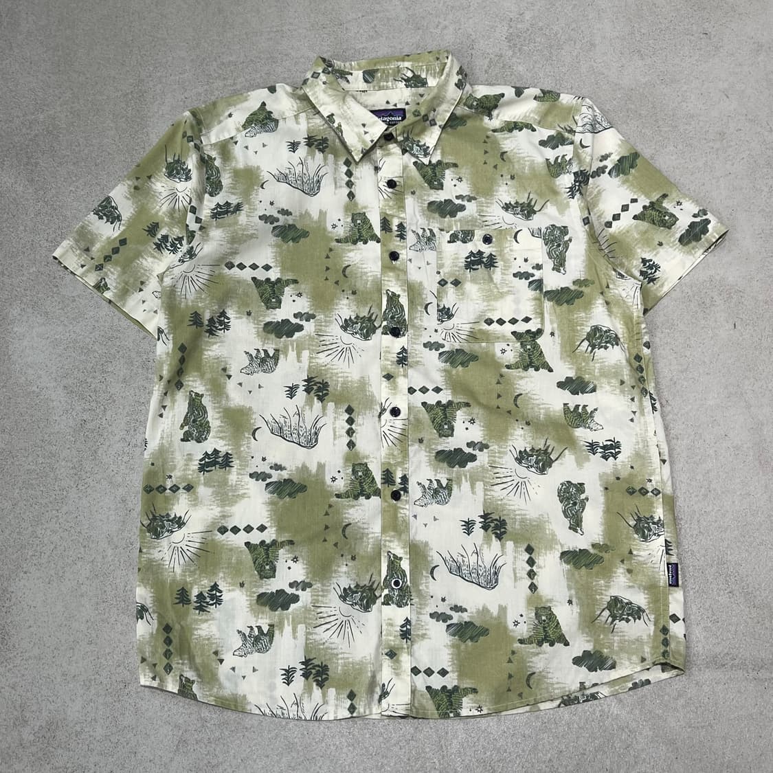 파타고니아 패턴 반팔셔츠 s10466 상품이미지1