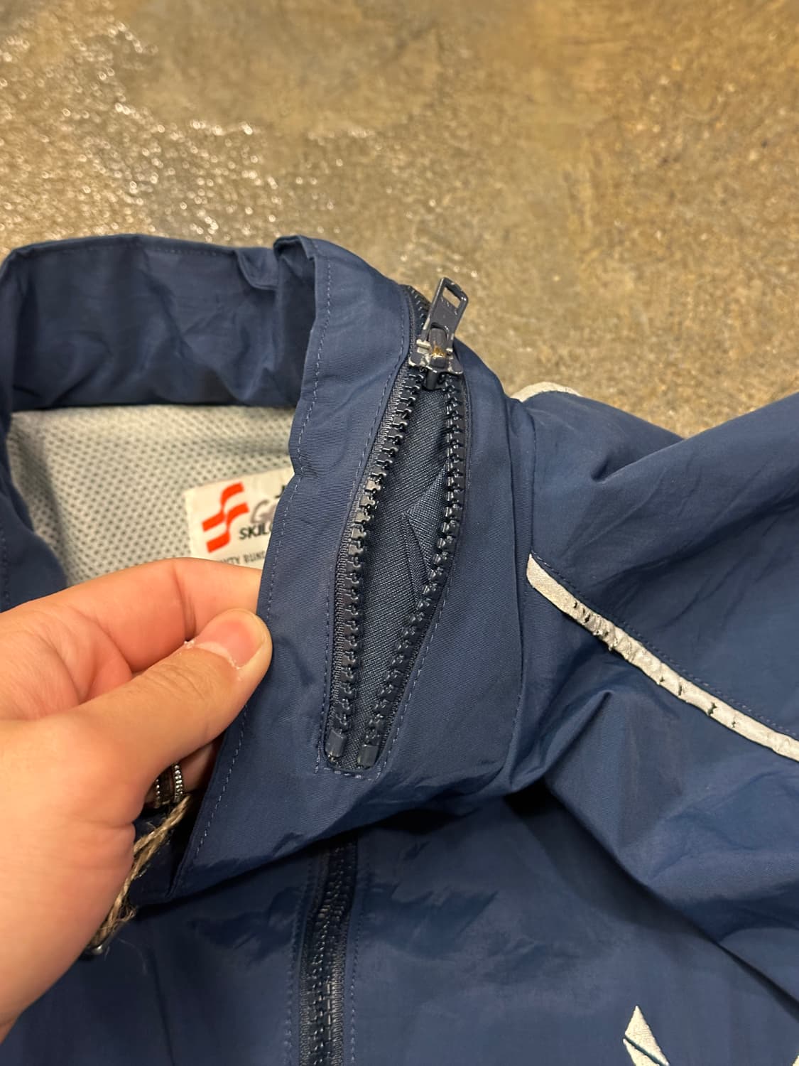 U.S. AIR FORCE 네이비 바람막이 M 상품이미지5