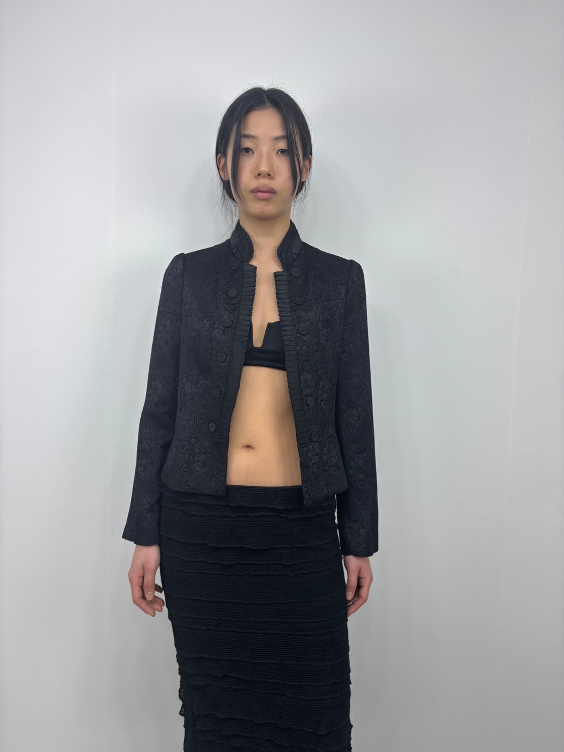 CROPPED JACQUARD JACKET 상품이미지1