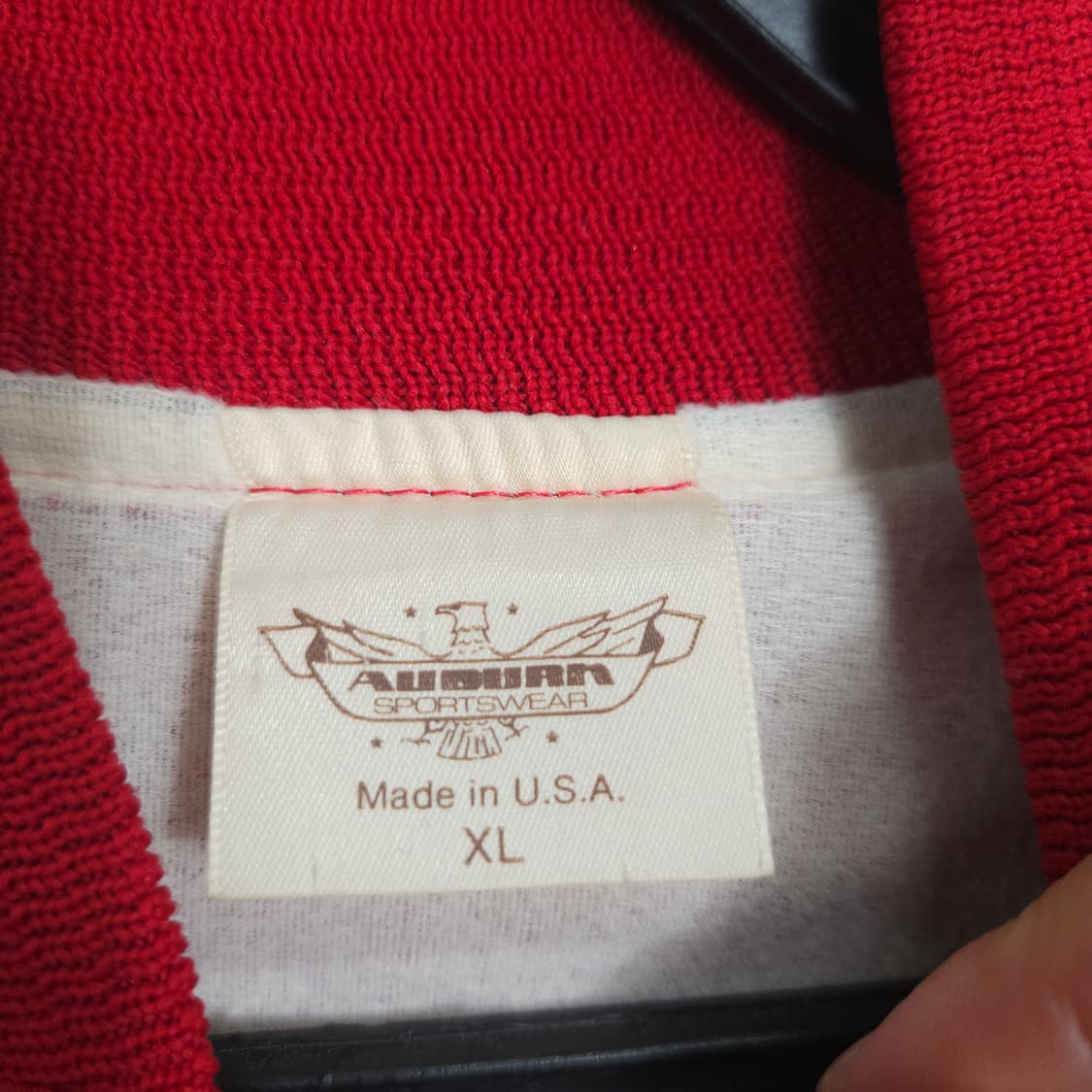 90s 어반 스포츠웨어 사틴 자켓 XL Made in USA 상품이미지5