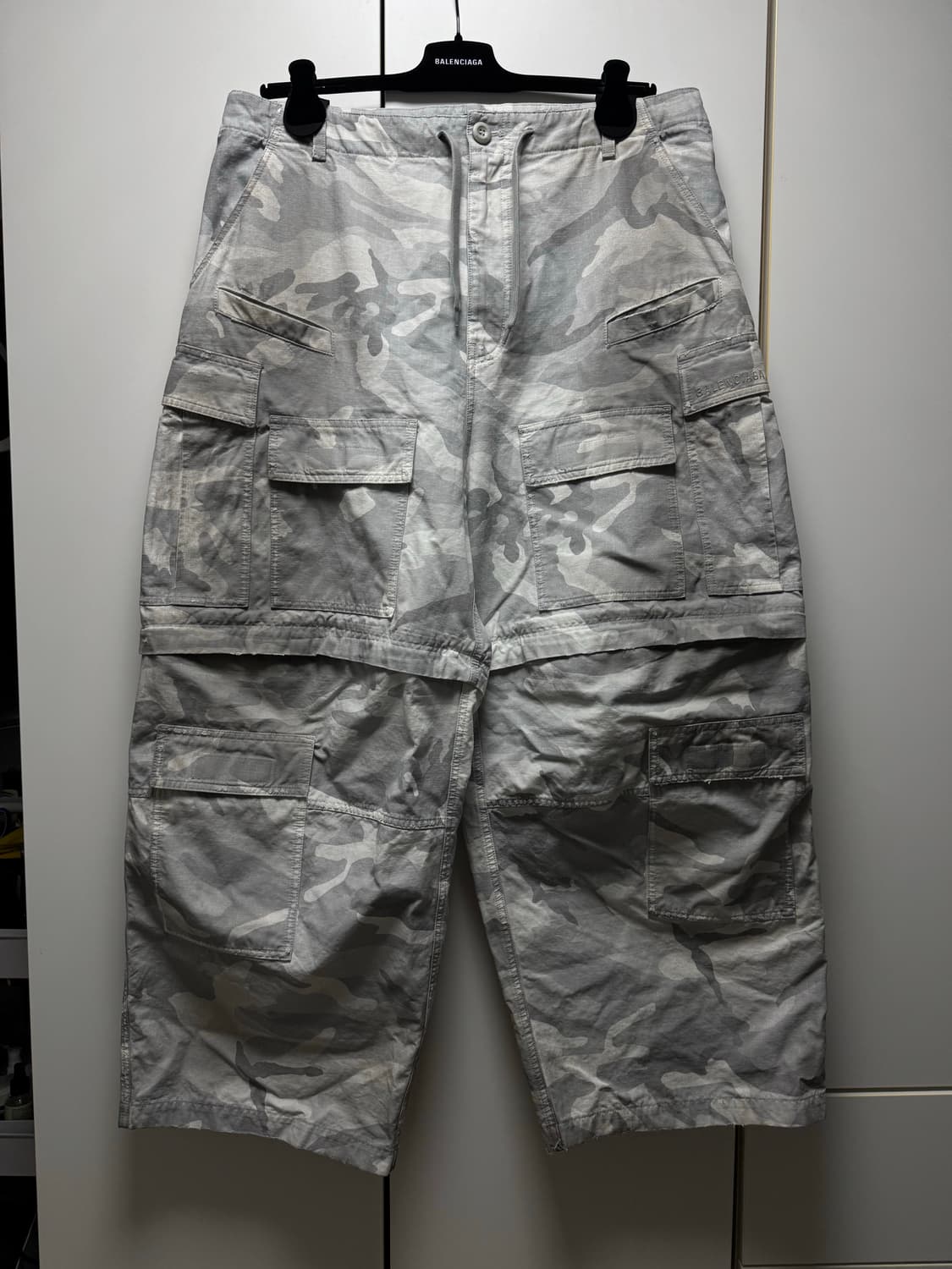 [XS] 발렌시아가 그레이스케일 카모 라지카고 팬츠 상품이미지3