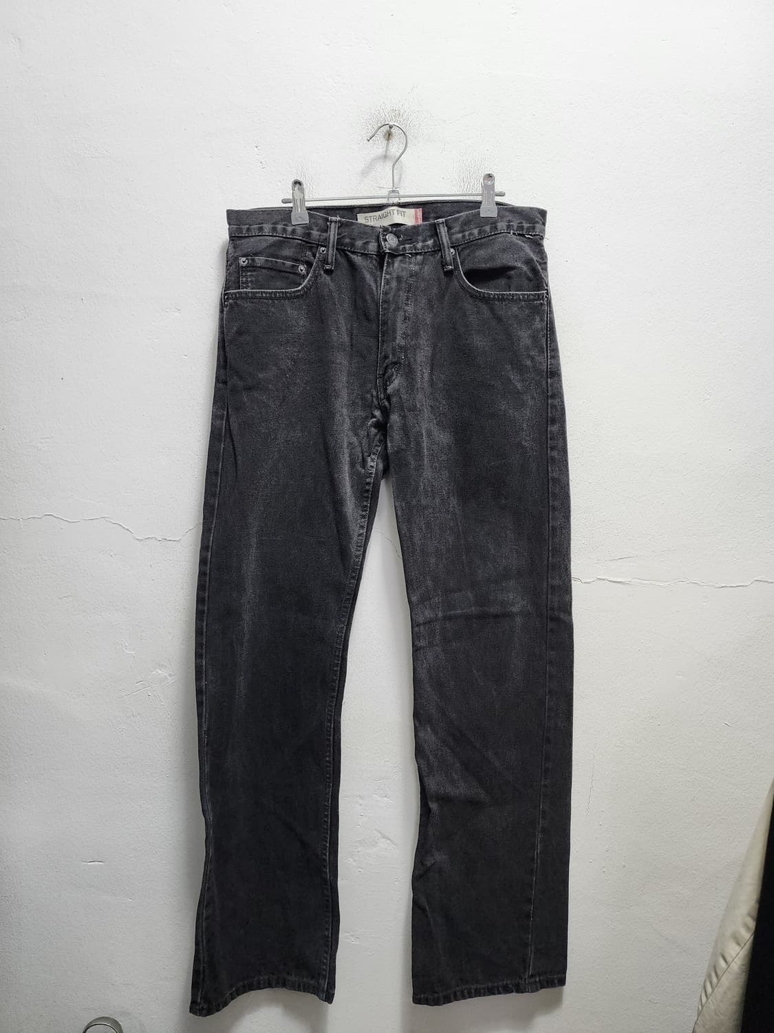 리바이스 505 스트레이트핏 블랙 데님  상품이미지2