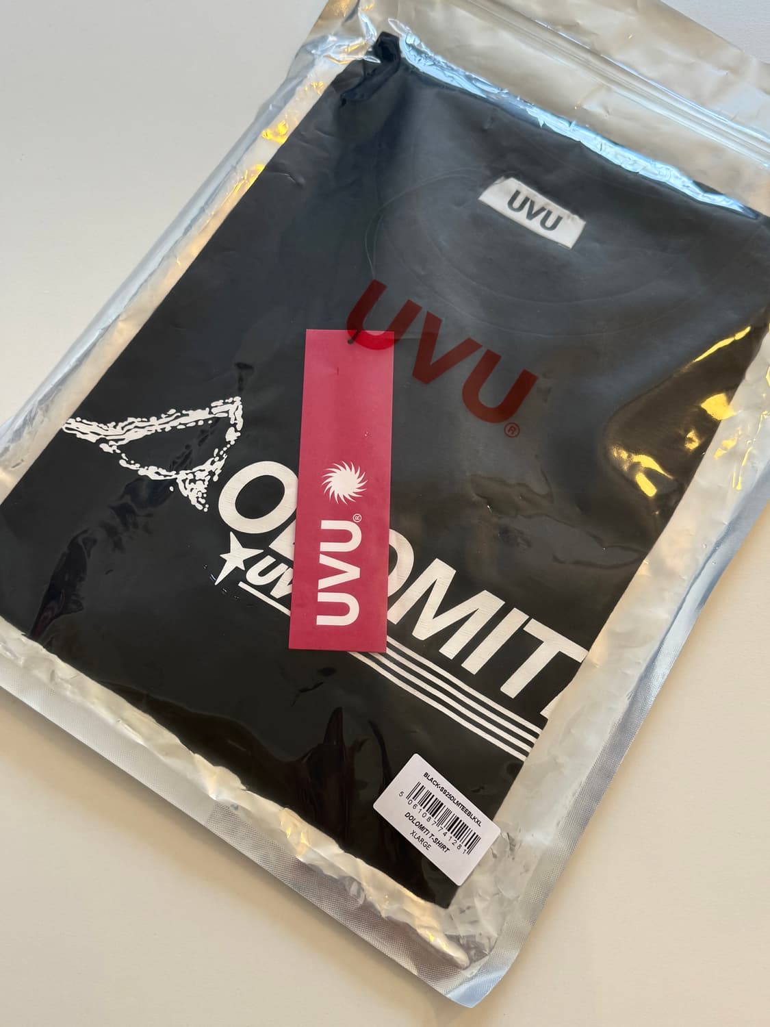 UVU 돌로미티 티셔츠 블랙 상품이미지5