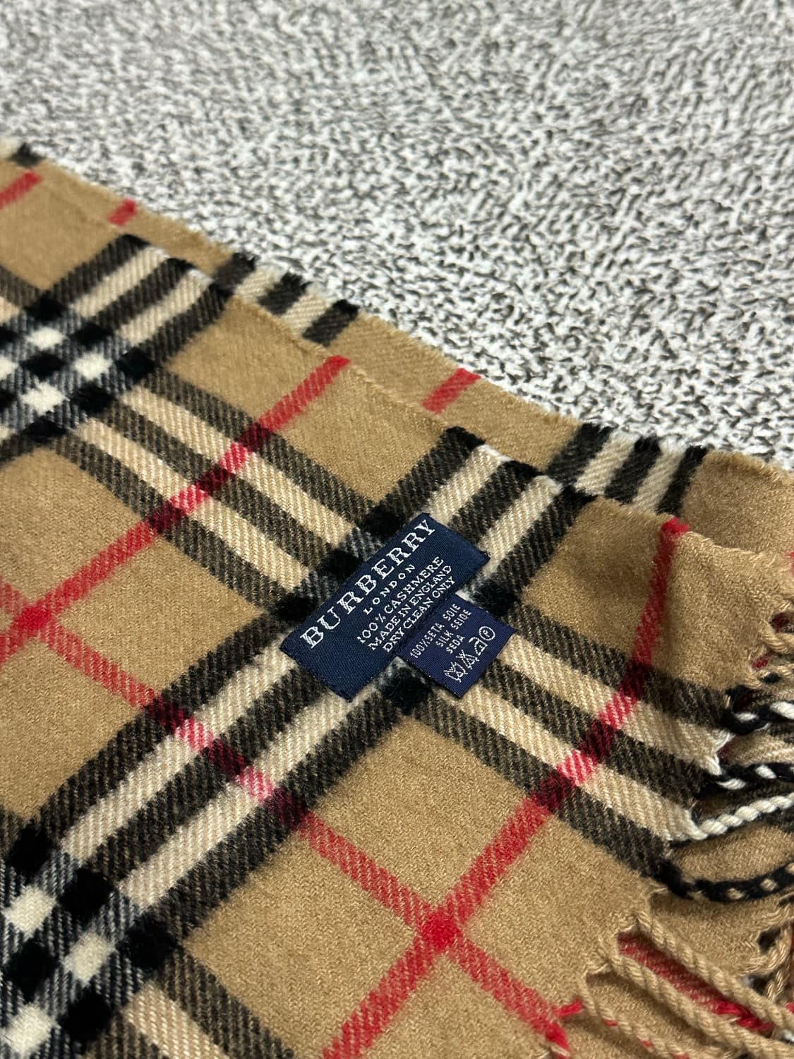 버버리 캐시미어 머플러 노바체크 상품이미지2