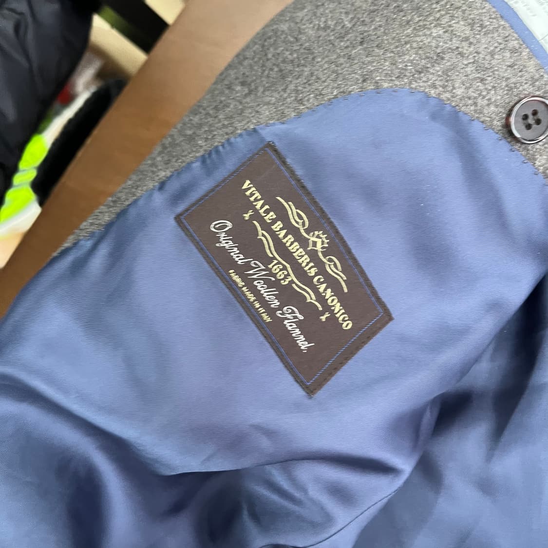 수트서플라이 까노니코 2버튼 울 블레이져 54 상품이미지6