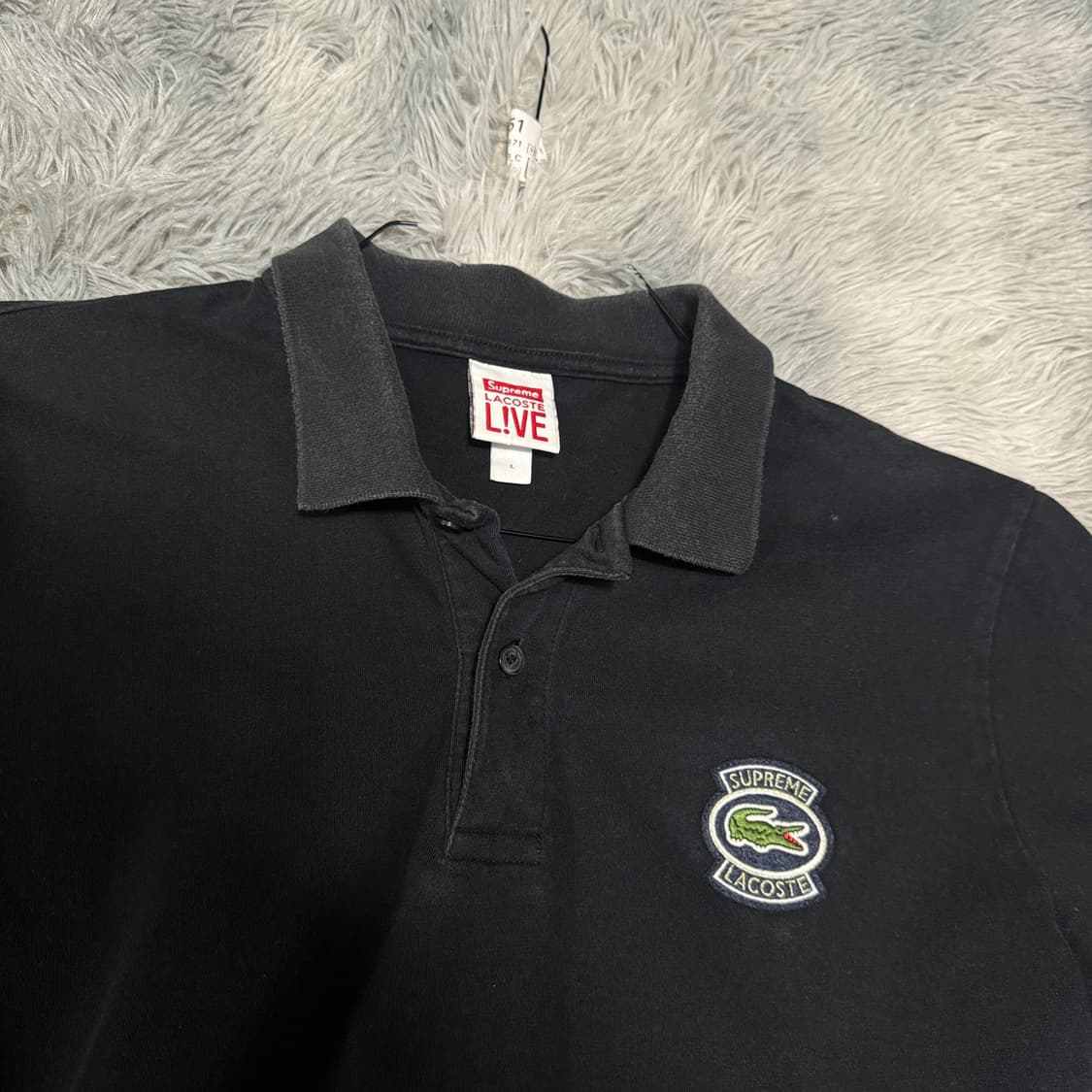 슈프림X라코스테 반팔 PK티 L사이즈 상품이미지2