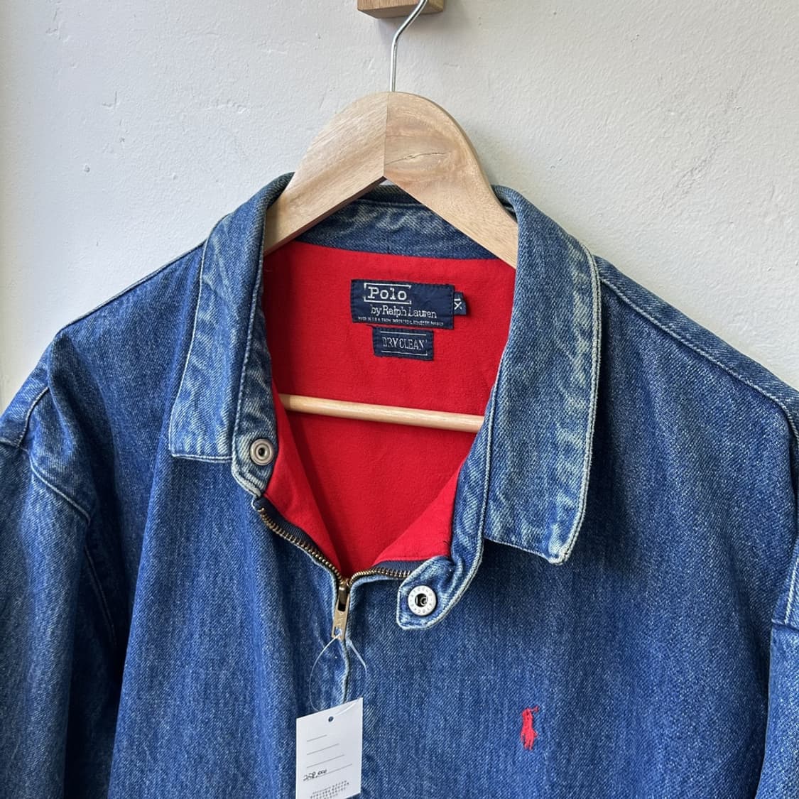 15512 - 80s 폴로 랄프로렌 데님 블루종 자켓 상품이미지3