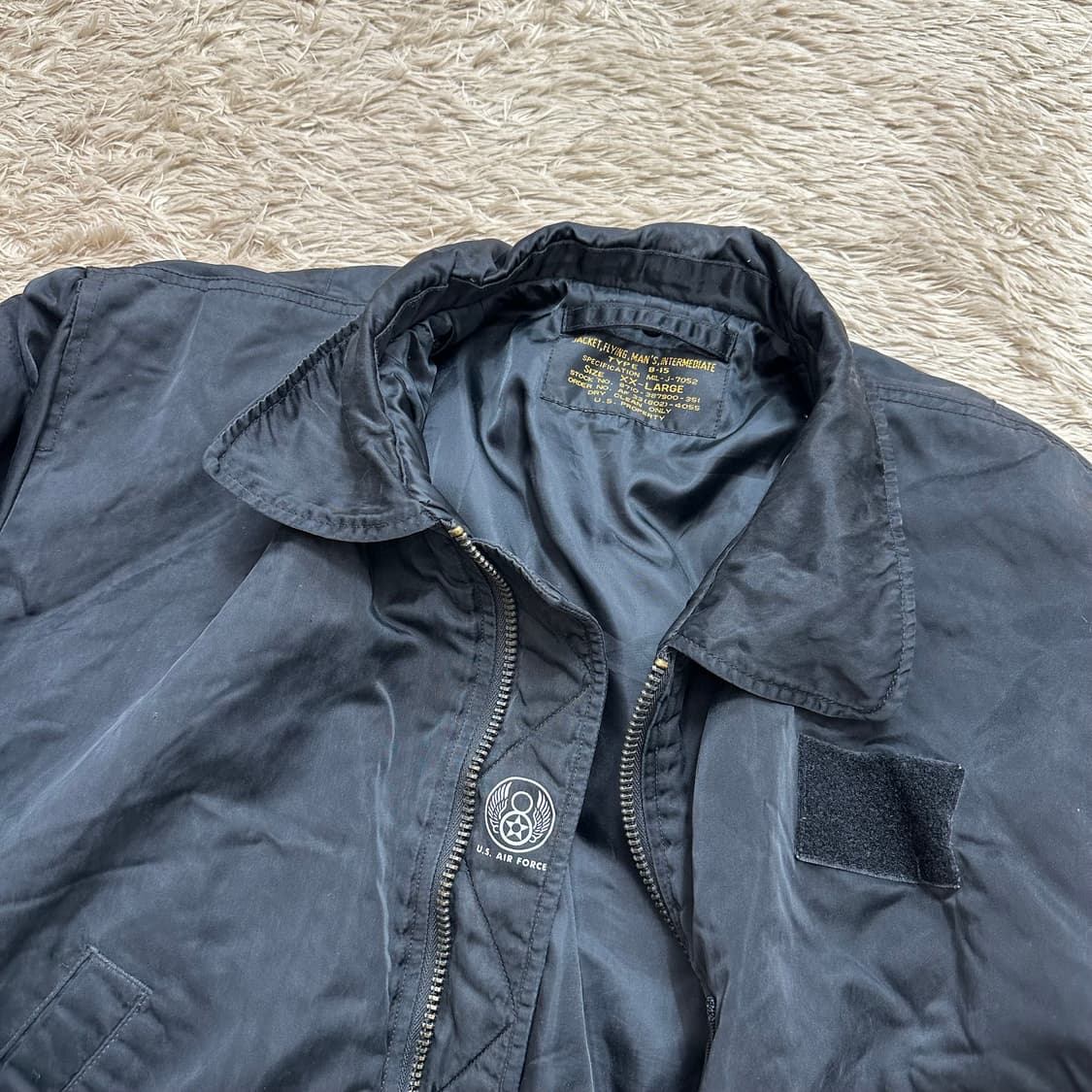 U.S 에어포스 B-15 오리지널 자켓 상품이미지4
