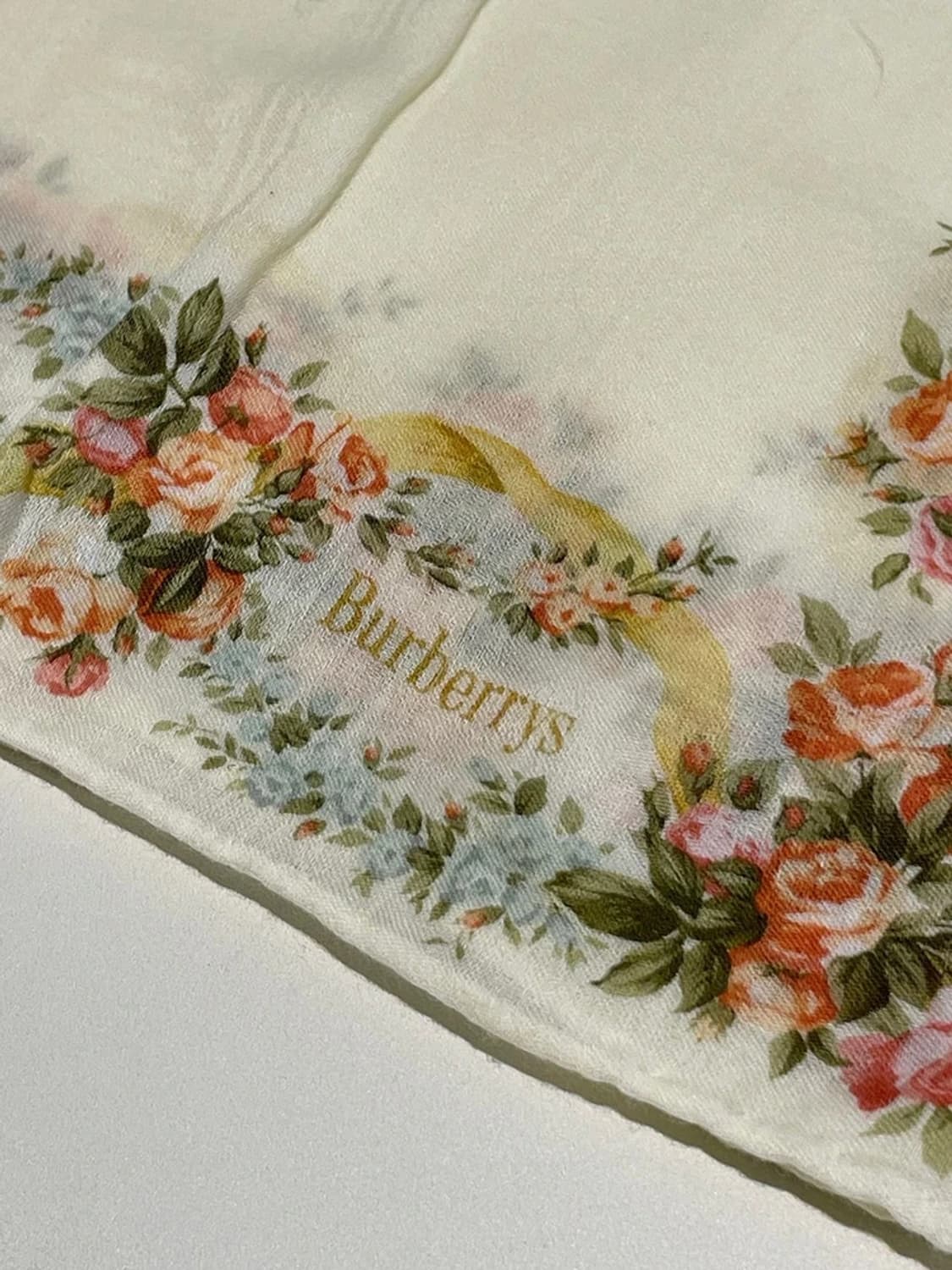 버버리 00s 시그니처 재팬 체크 쁘띠 반다나 손수건 A1213 상품이미지4