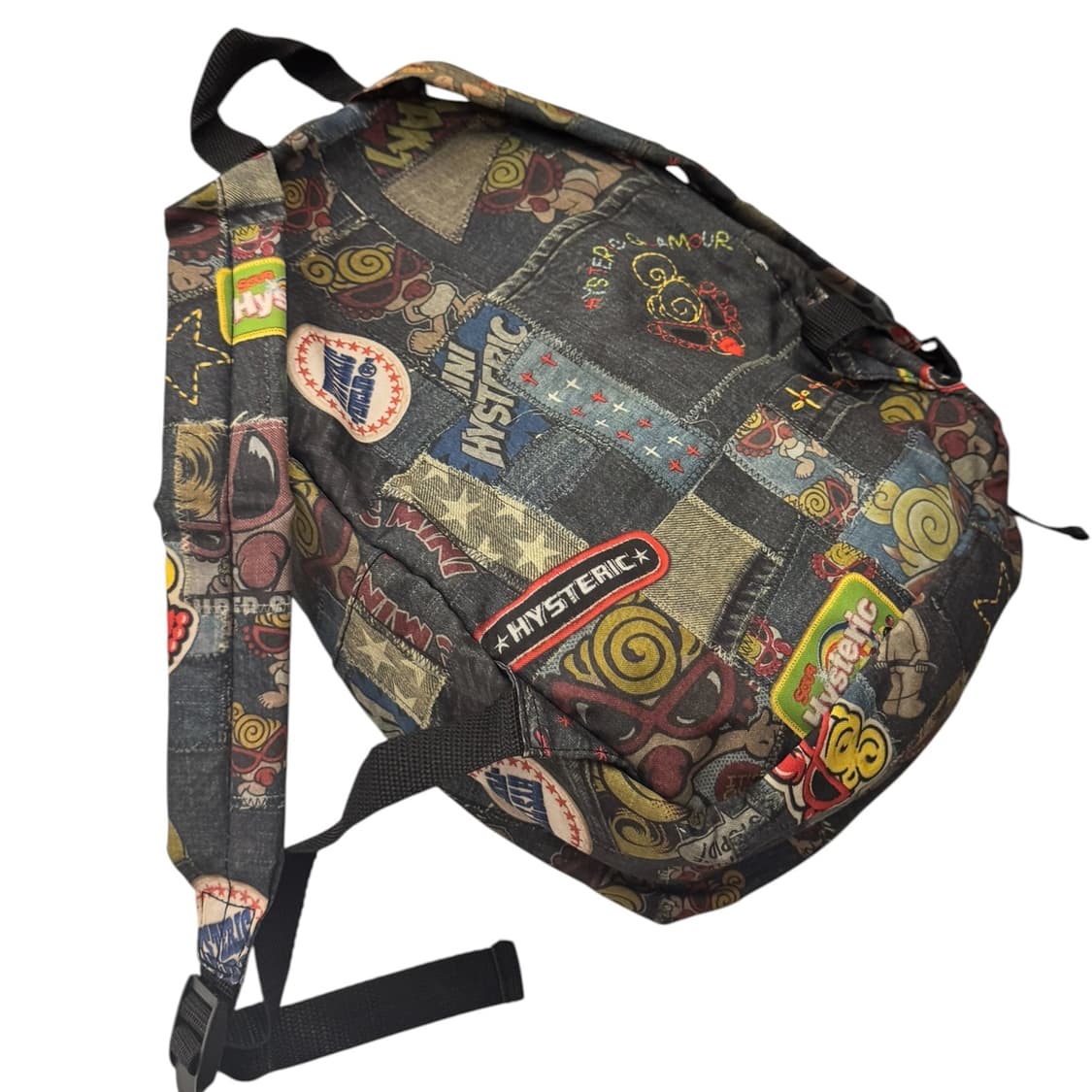 히스테릭글래머 데님 패치워크 프린티드 백팩 상품이미지5