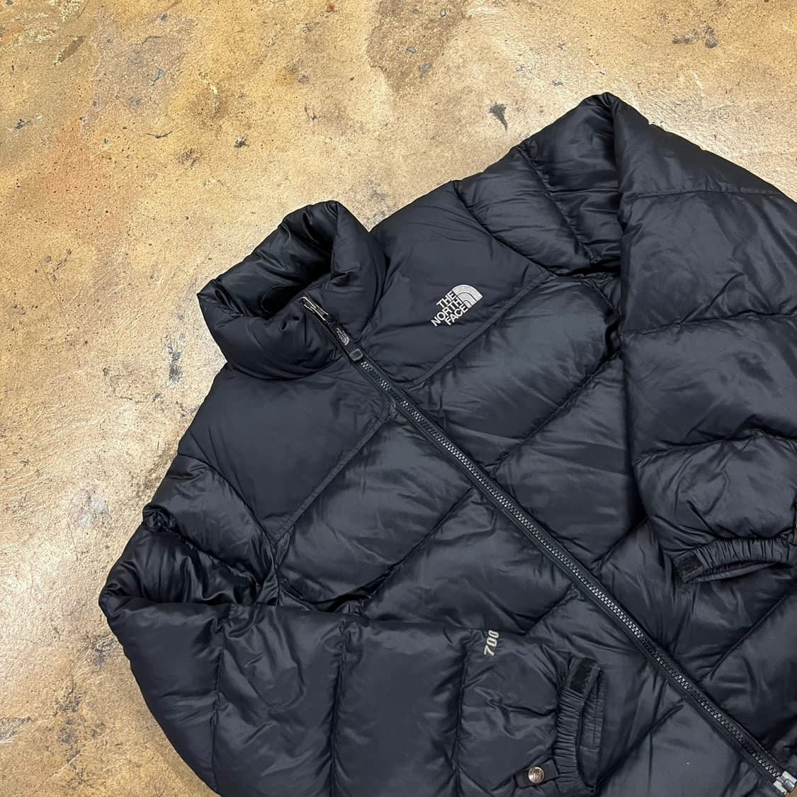 [정품/M] 노스페이스 700 블랙 패딩 점퍼 b19 상품이미지1