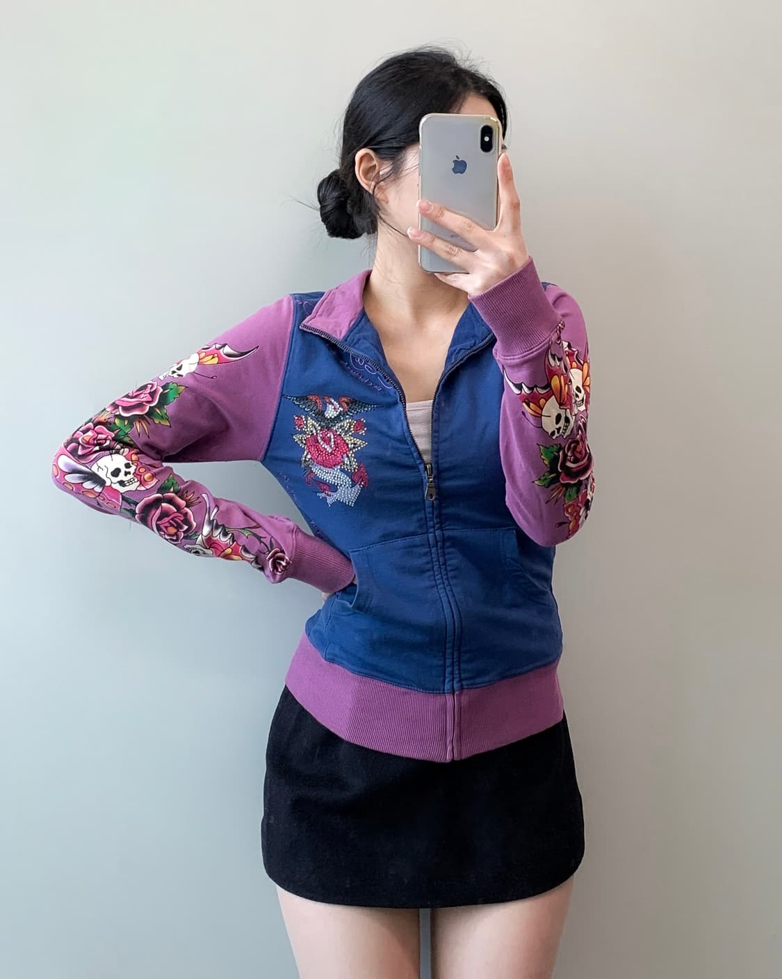 에드하디 스컬 로즈 자켓 상품이미지2