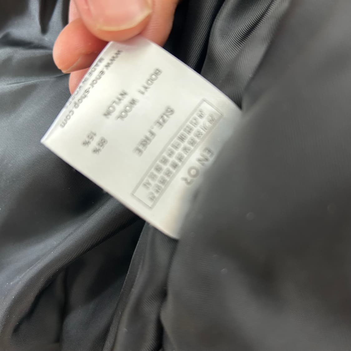 ENOR 엔즈올 헤링본 자켓 100 상품이미지5