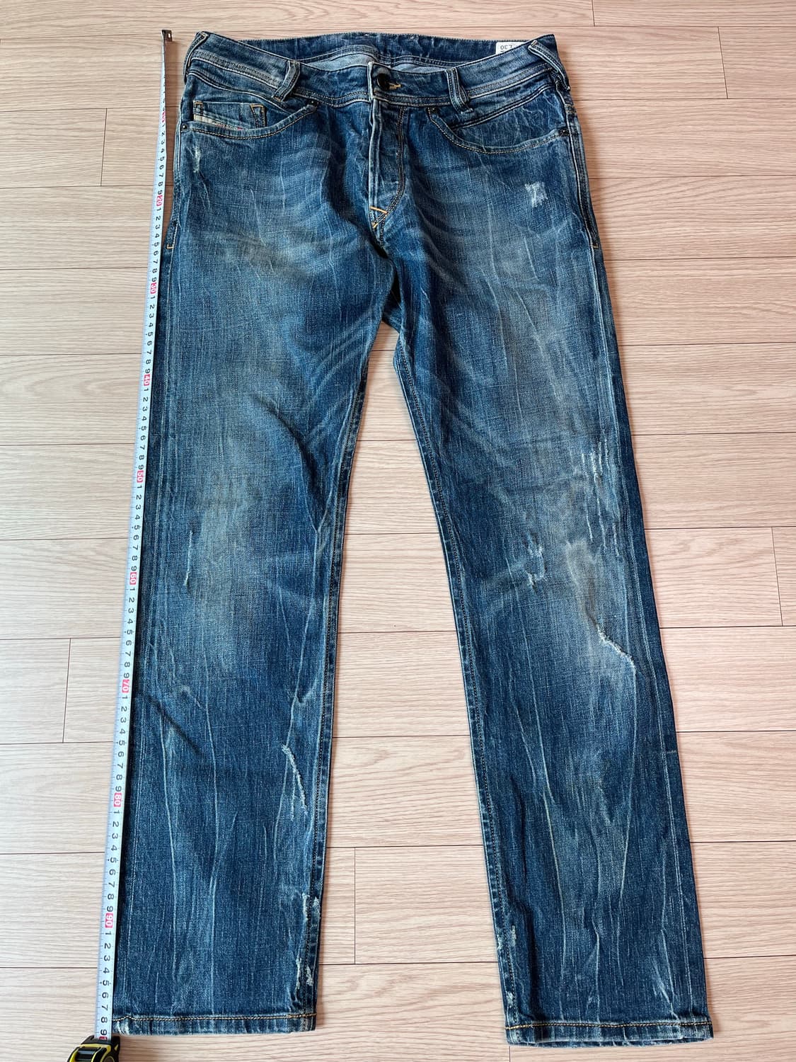 디젤 POIAK 워싱 스트레이트핏 데님 W30 상품이미지7