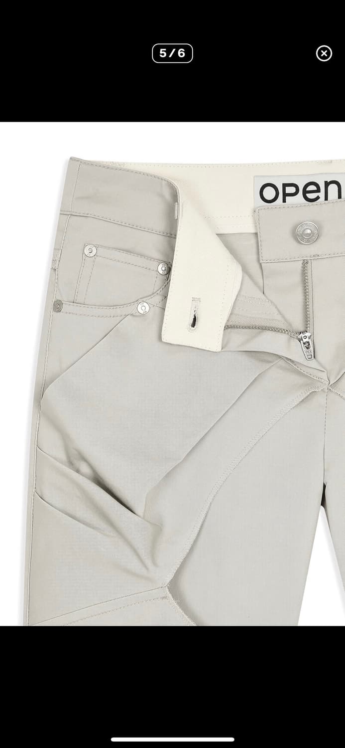 오픈와이와이 gathered bootcut 개더드 부츠컷 베이지 S 상품이미지5