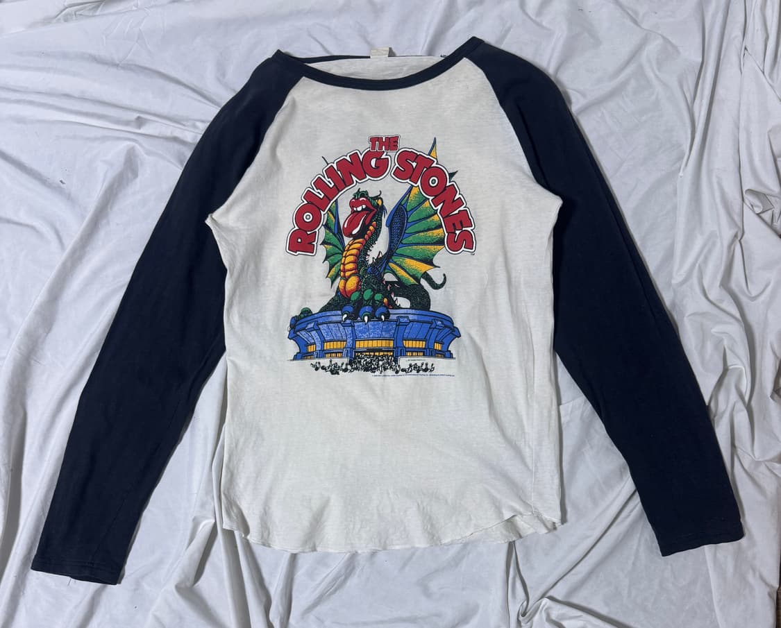 빈티지 롤링스톤즈 래글런 롱슬리브 상품이미지1