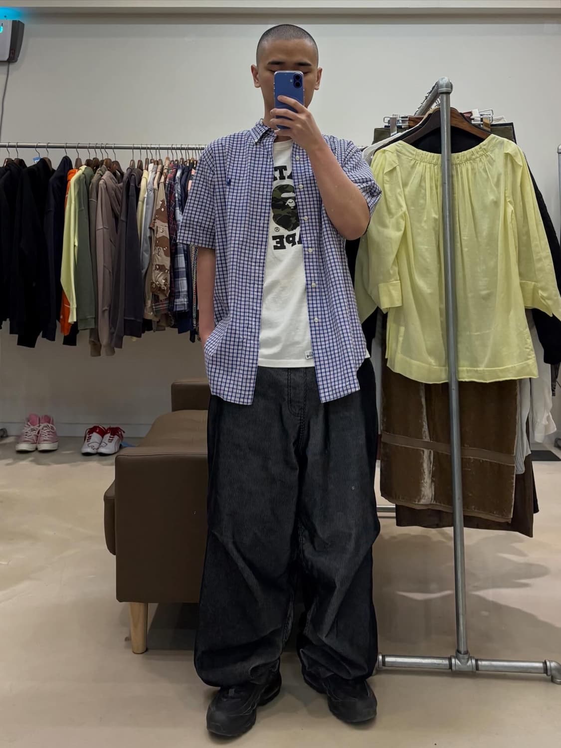 폴로 랄프로렌 체크 반팔 셔츠 상품이미지7