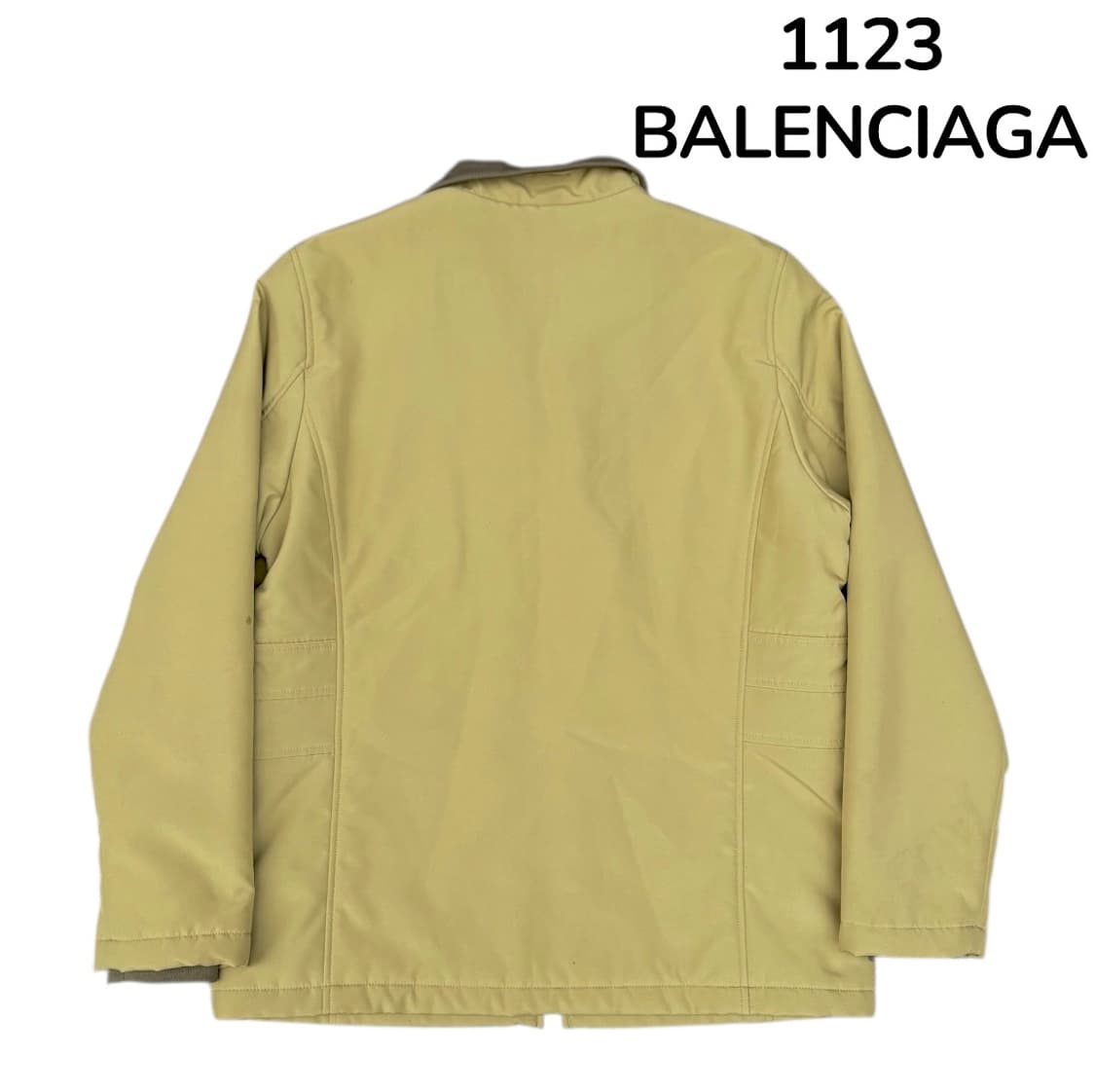 발렌시아가 아카이브 블루종 브라운 카라 포인트 자켓 L 상품이미지3