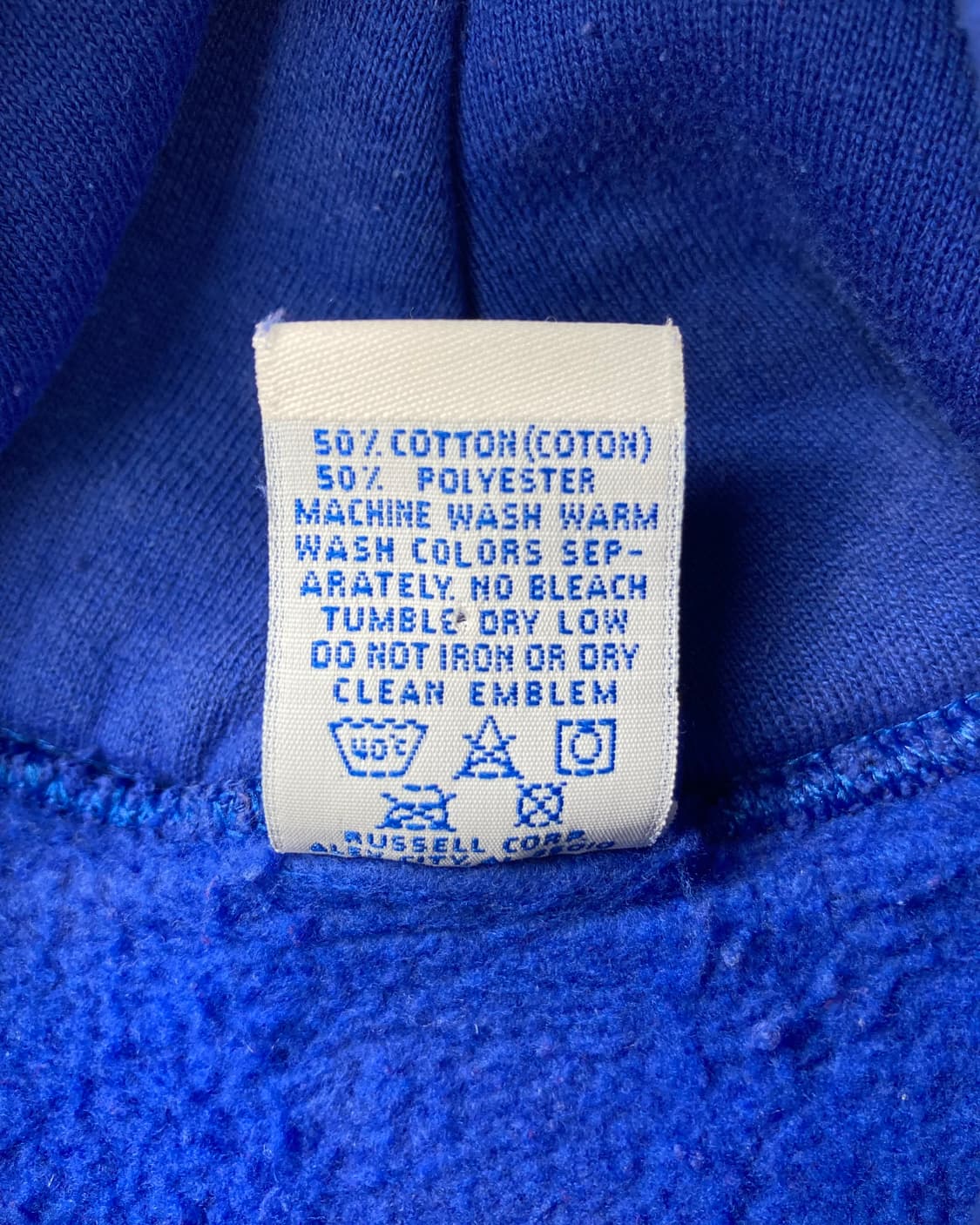 90s Russell Hoodie (blue) 상품이미지4