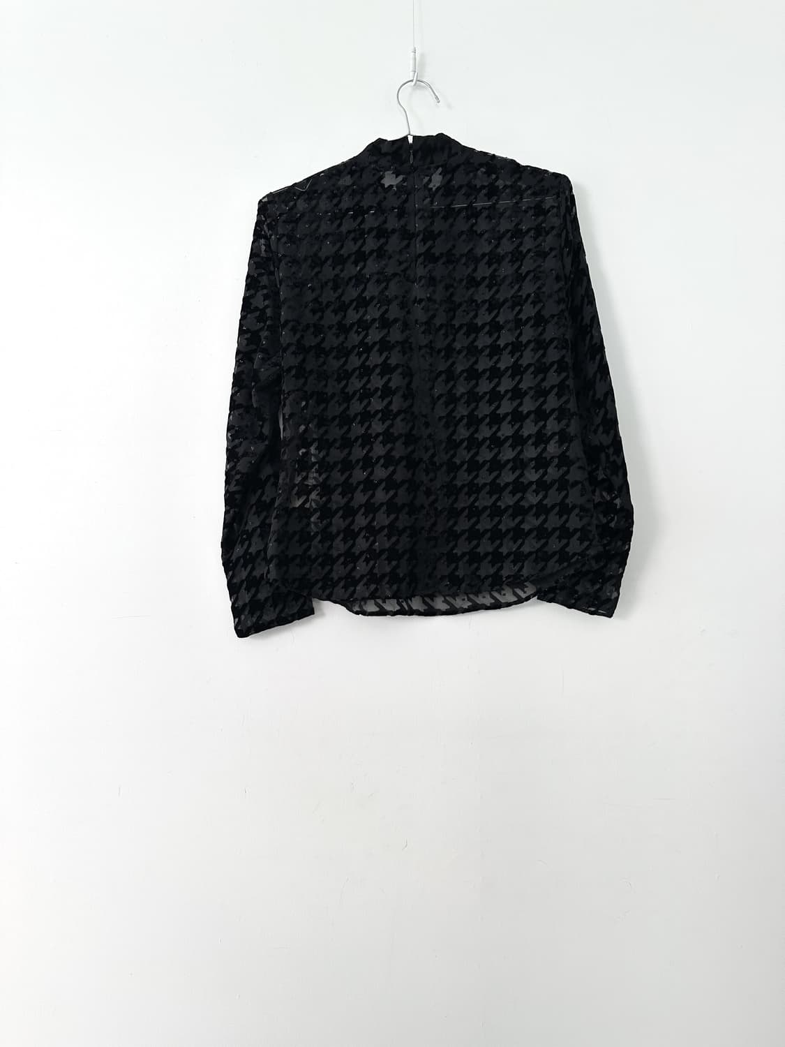 Hound pattern layer top / black 상품이미지3