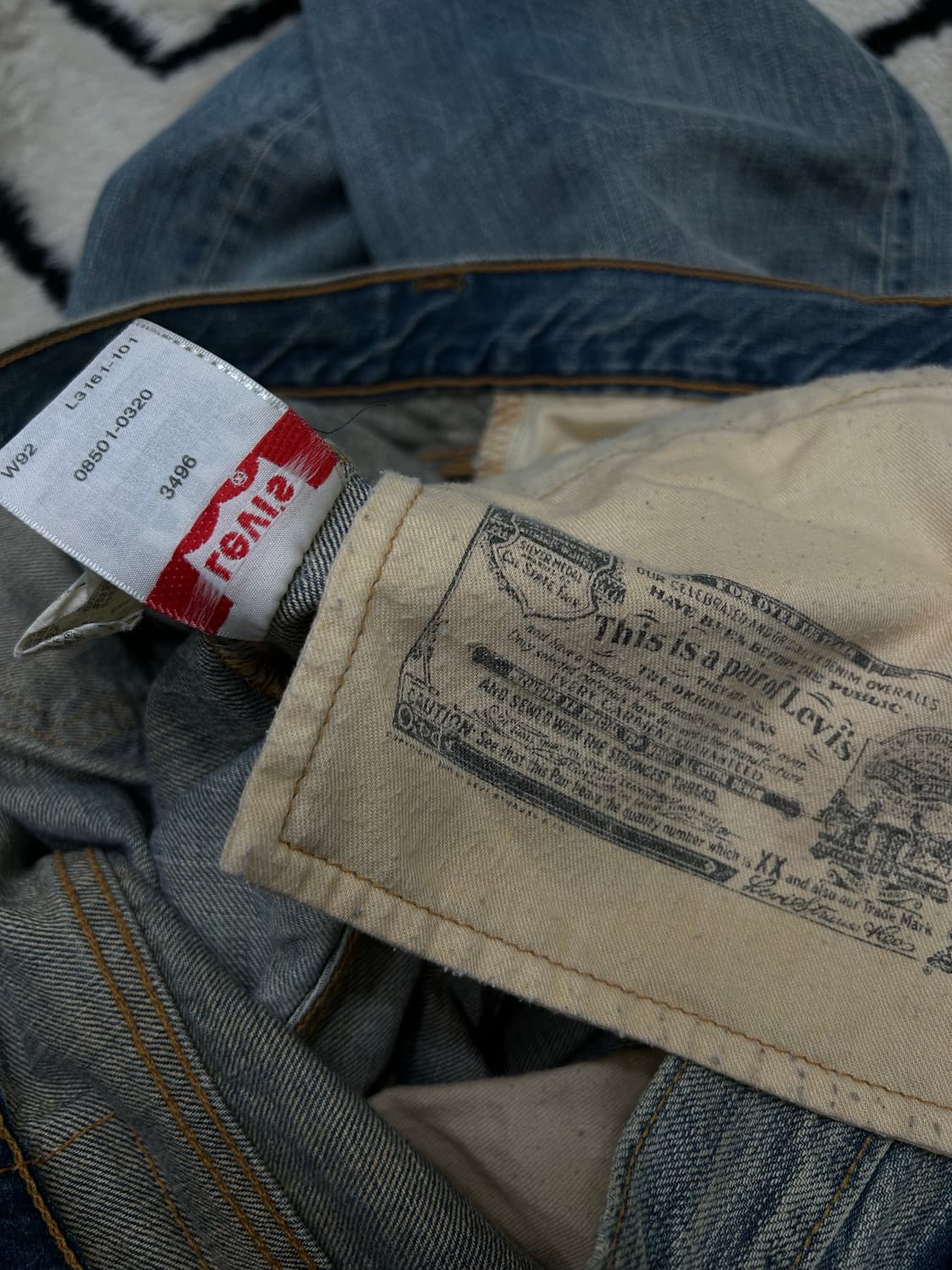 [36]리바이스501 디스진/연청 상품이미지5