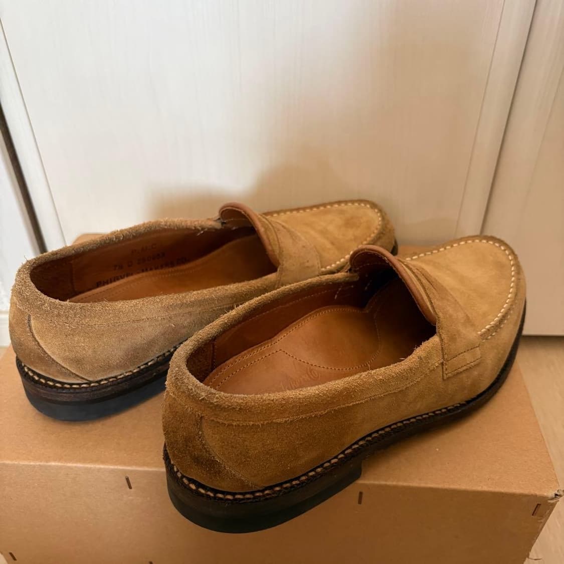 (us7.5) 피그벨 phigvel 스웨이드 로퍼 상품이미지5