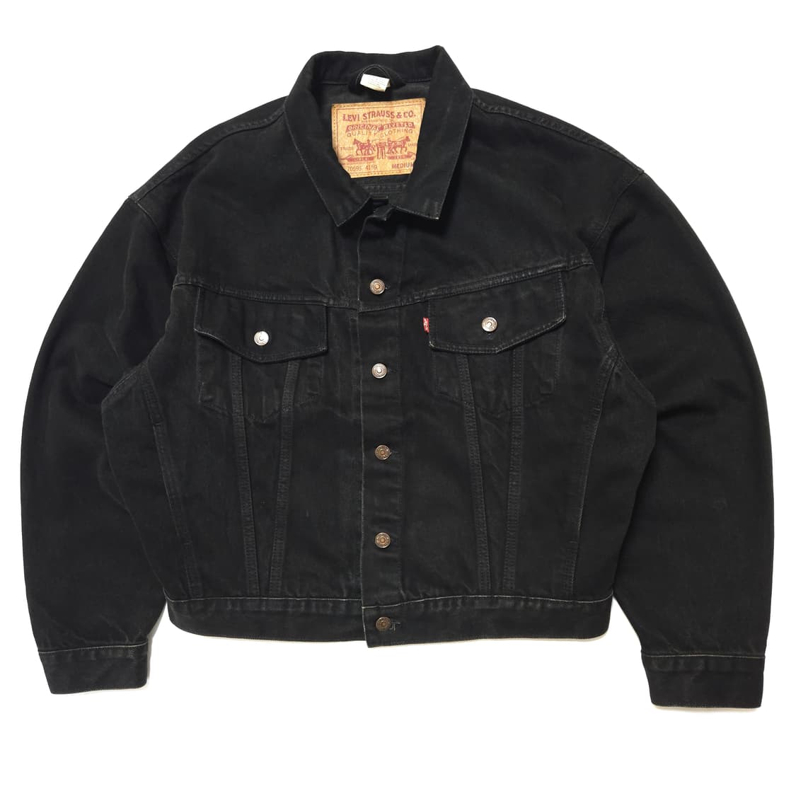90s 리바이스 Levis 70598 데카 블랙 데님 자켓 상품이미지1