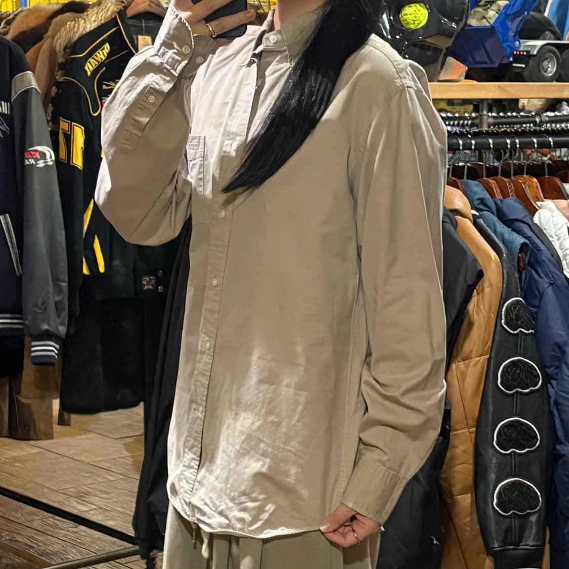 [HI] Carhartt 칼하트 긴팔셔츠 라이트베이지 상품이미지3
