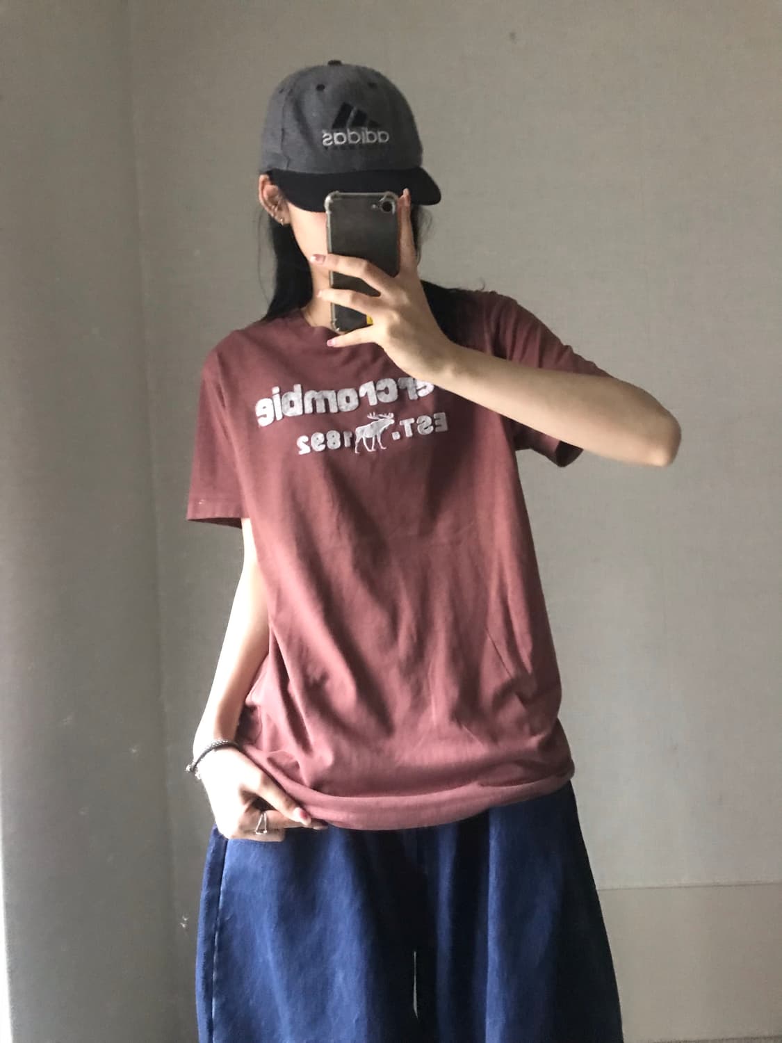 아베크롬비 브라운 반팔티셔츠 상품이미지4