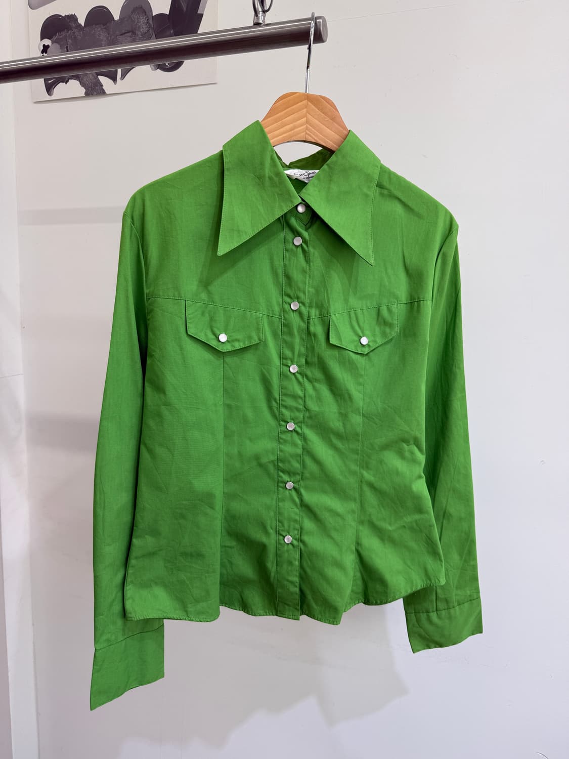 빈티지 FIVE SPOT (Made in Japan)피크드칼라셔츠 상품이미지2