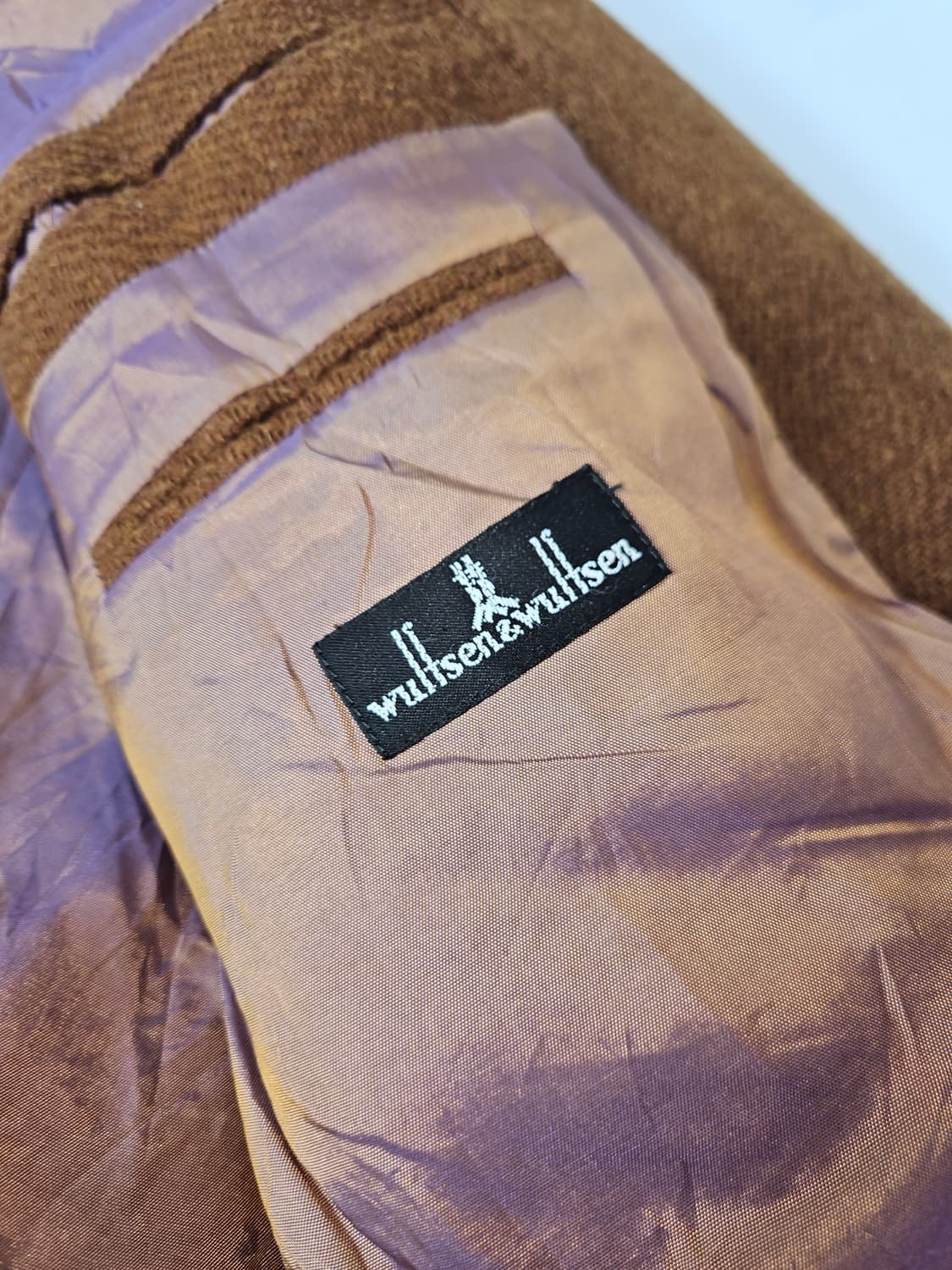 해리스트위드 빈티지 울 브라운 블레이저 자켓 52 상품이미지3