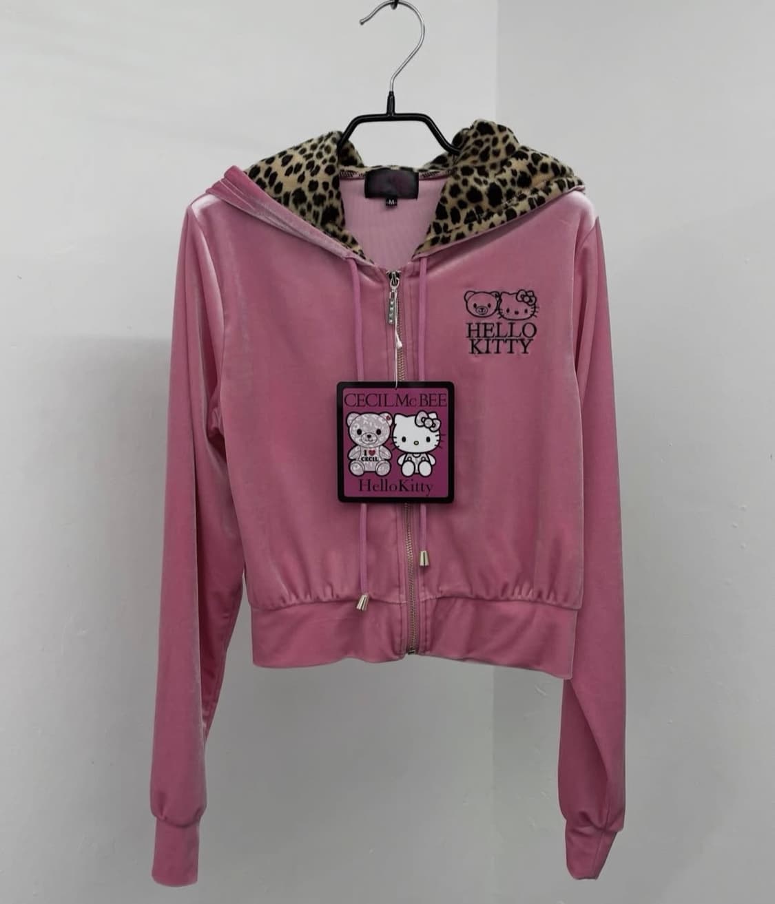 헬로키티X세실맥비 콜라보 갸루 벨로아 집업 상품이미지2