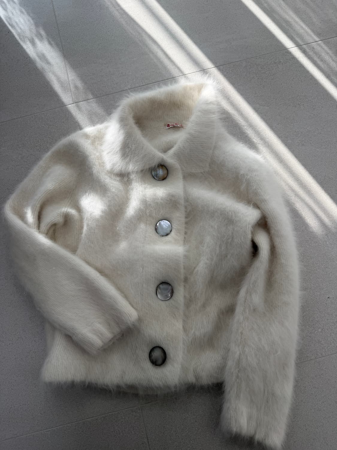 button cardigan 앙고라 왕단추 가디건 상품이미지2