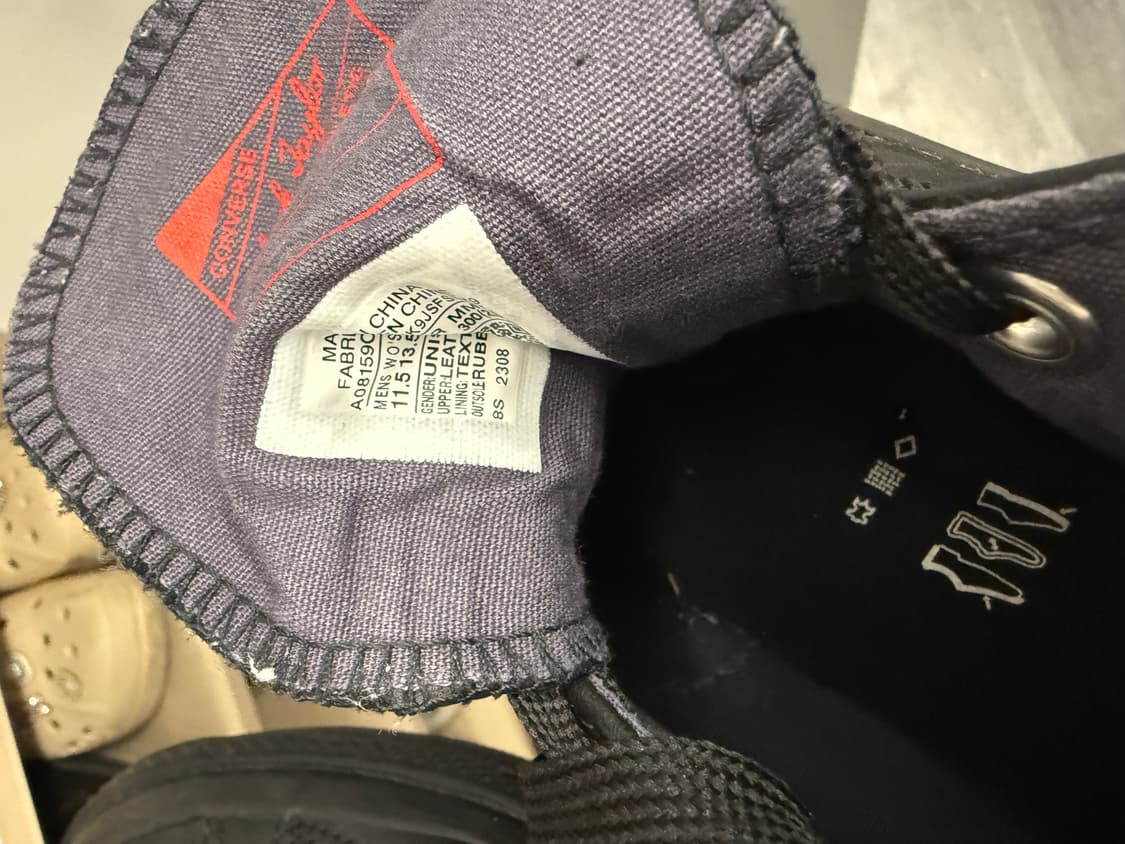 컨버스 하이탑 블랙 상품이미지5