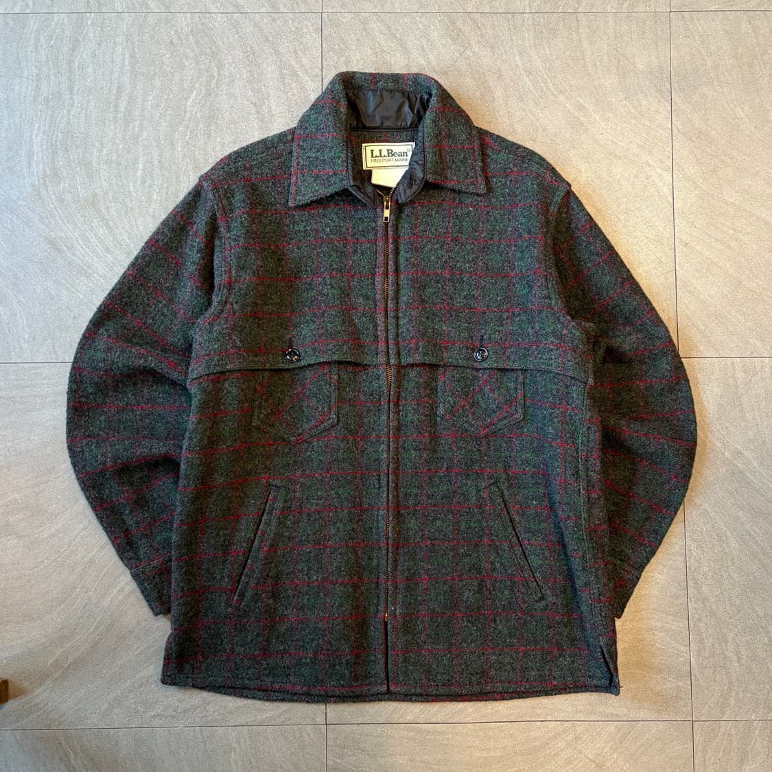 90년대 생산 90s L.L.bean 엘엘빈 울 자켓 상품이미지1