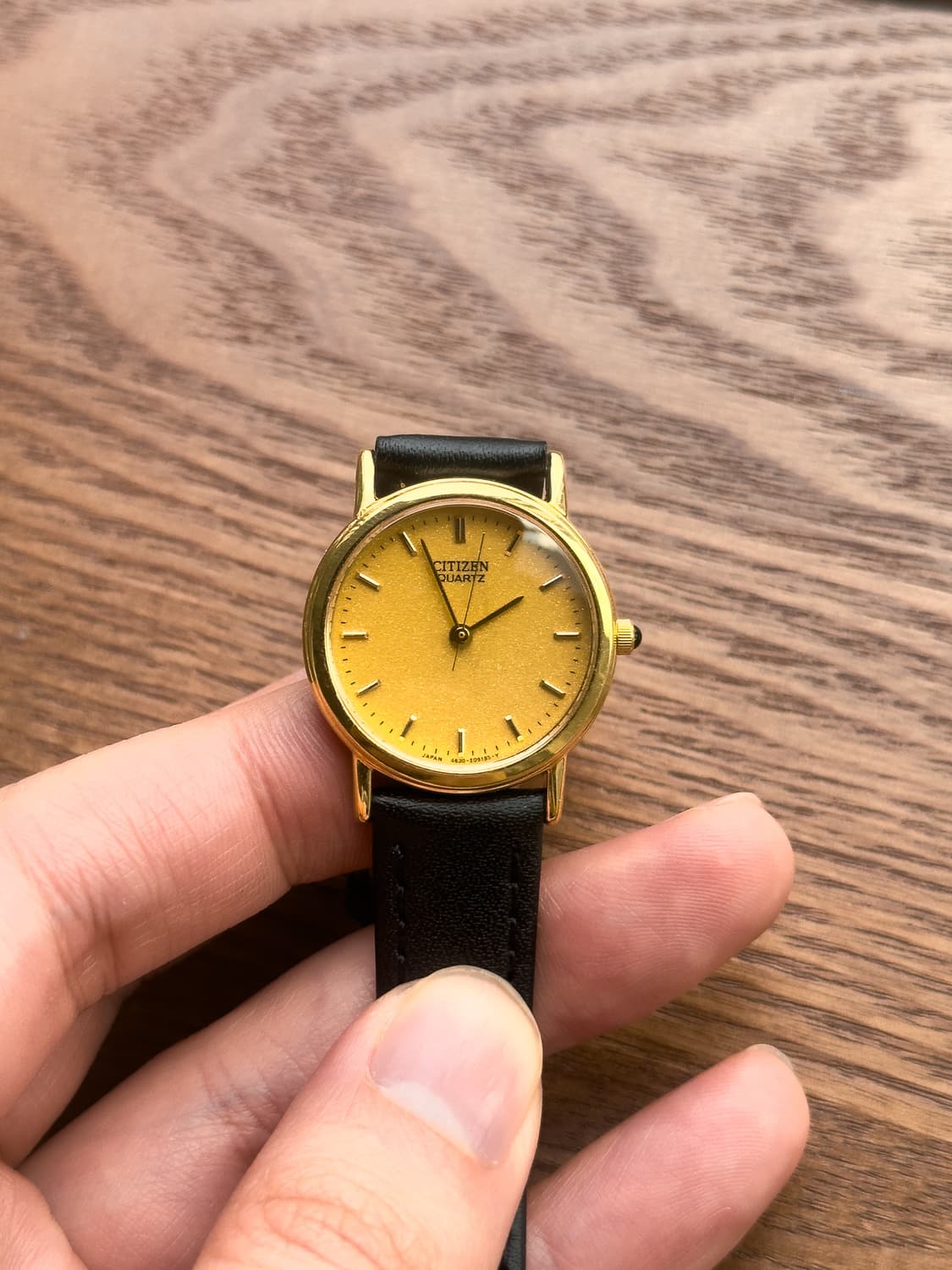 [희귀] 시티즌 4634 골드 - 샴페인 갤럭시 다이얼 빈티지 레이디 상품이미지4