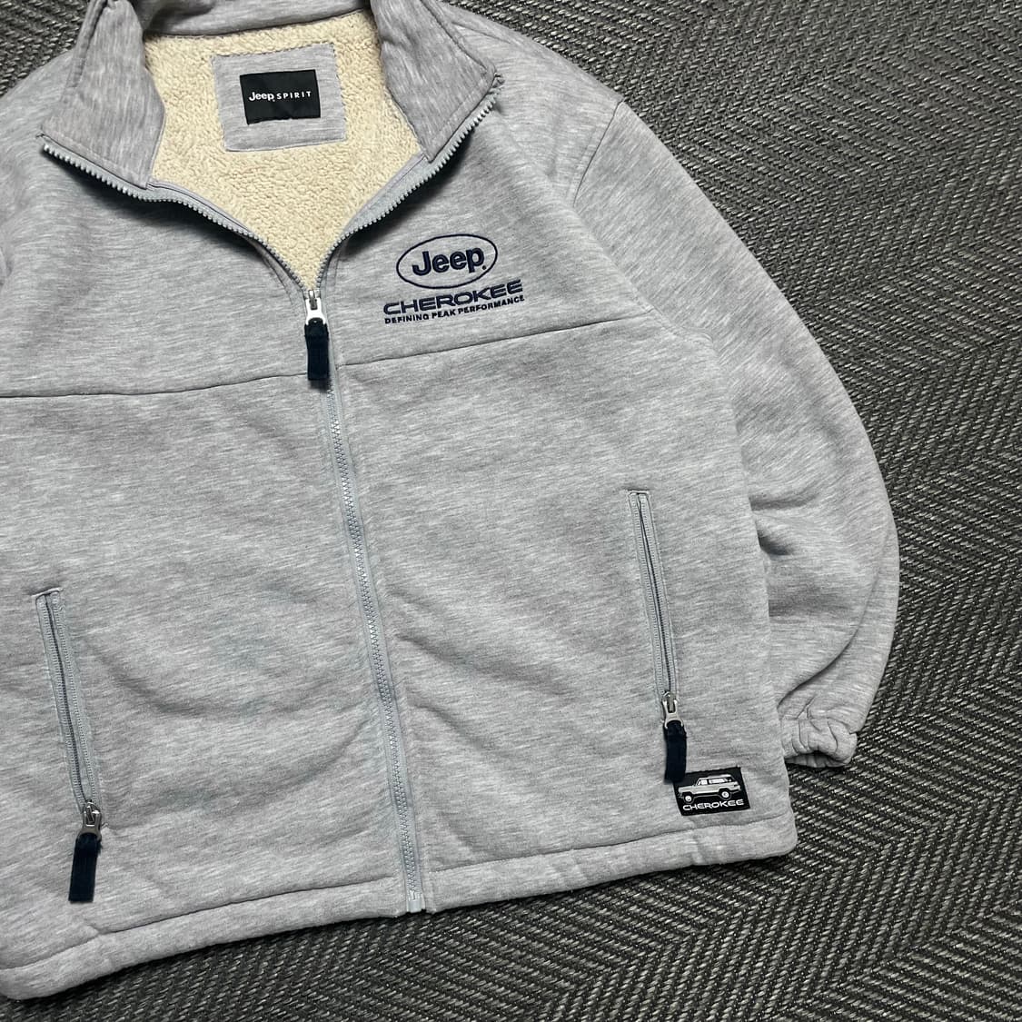Jeep 스피릿 체로키 쉐르파 집업 자켓 그레이y 5310 상품이미지3