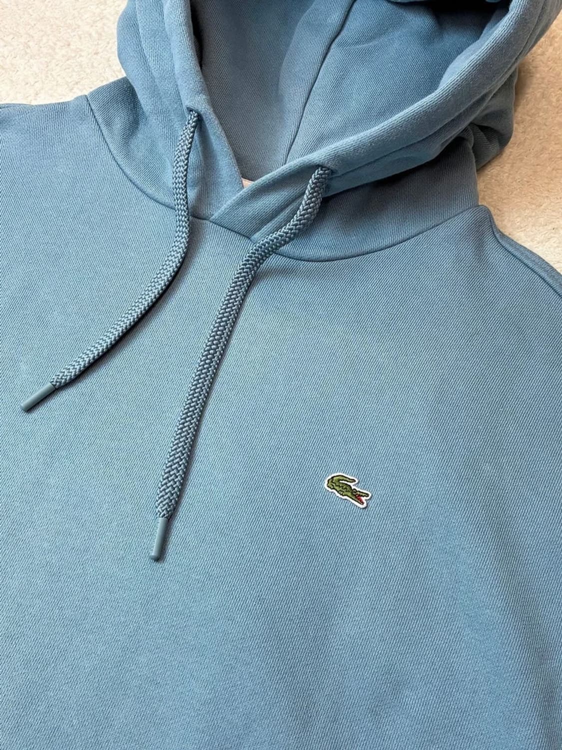라코스테 헤비코튼 로고 오버 후드티 PN6287 상품이미지3