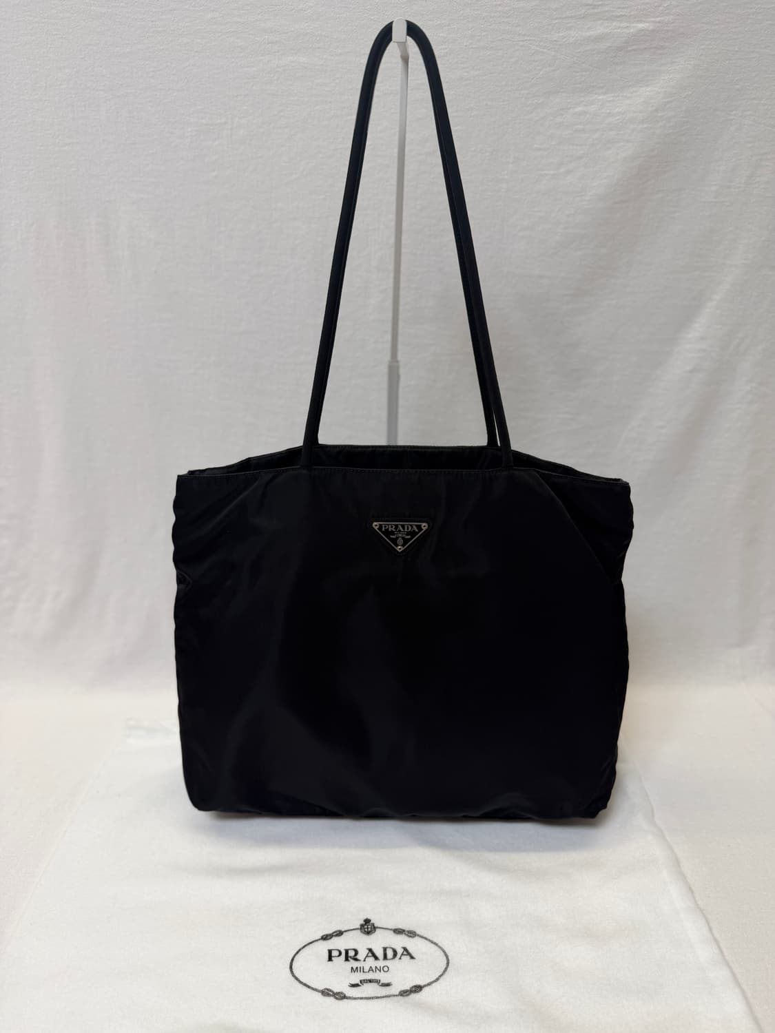 정품 프라다 포코노 나일론 블랙 토트백 숄더백 상품이미지1