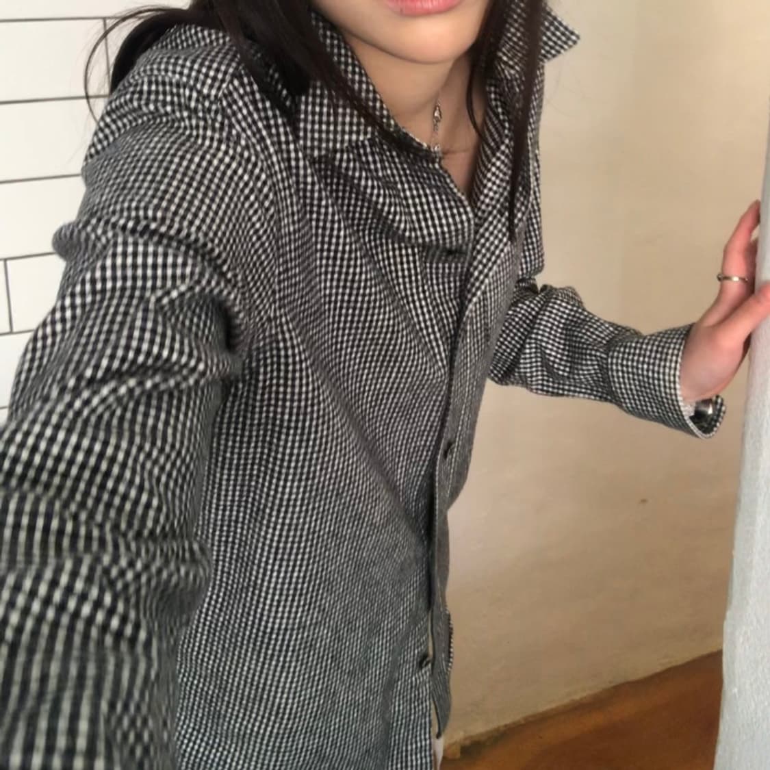 와코마리아 로고 패치 셔츠 상품이미지2