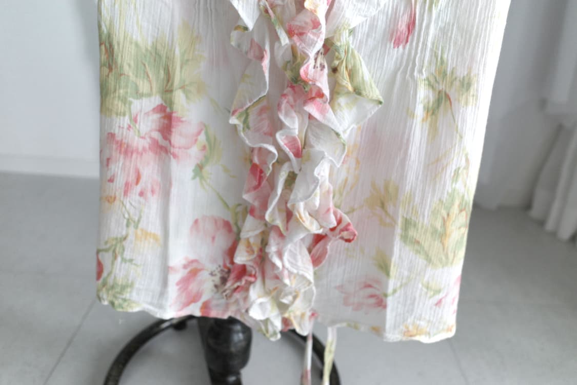 ralph lauren) flower frill blouse 상품이미지4