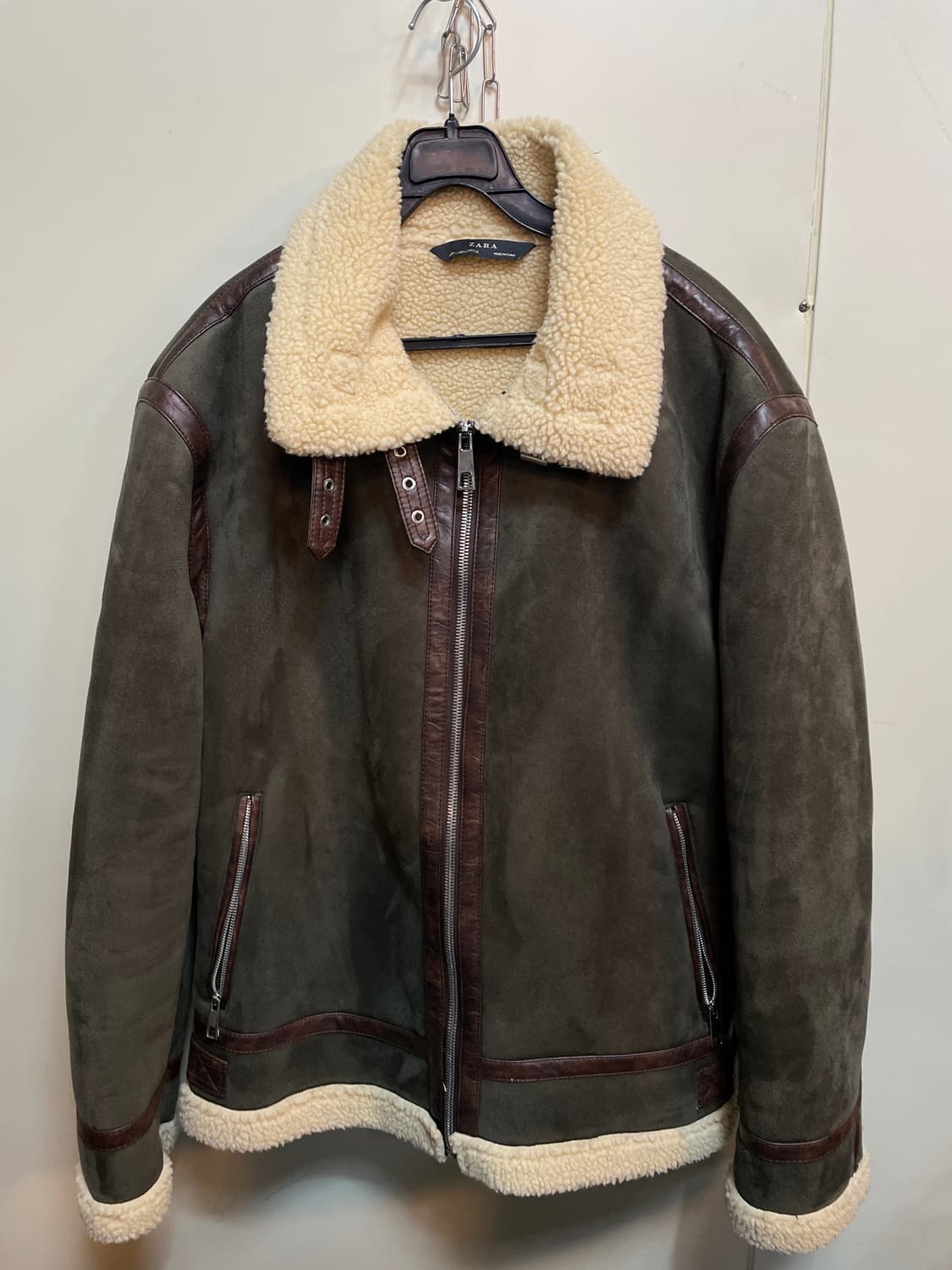 자라 에코 스웨이드 무스탕 상품이미지1