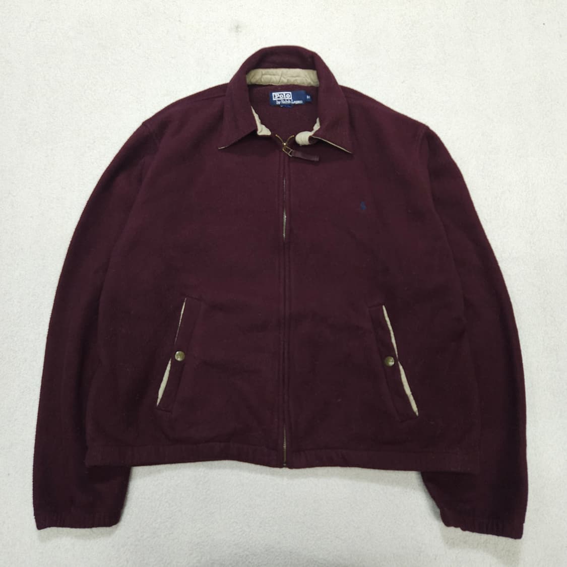 90s 폴로 랄프 로렌 폴라텍 후리스 블루종 M 상품이미지1